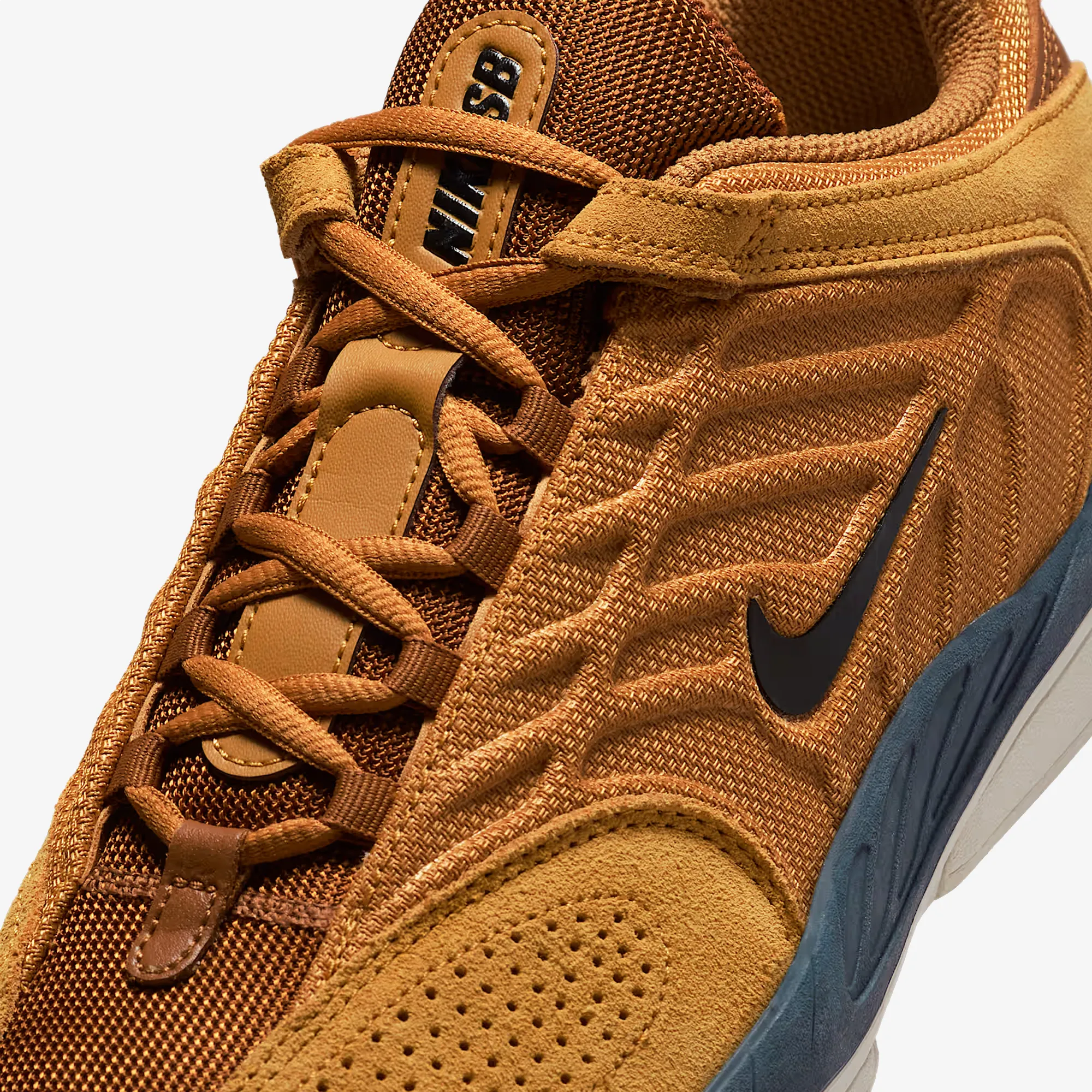 Anti Fatigue Insole Secure Lace Loops Nike | SB VERTEBRAE { WHEAT/BLACK-LT BRITISH TAN-OBSIDIAN