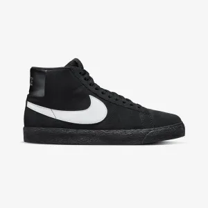 Abrasion Resistant Toe Guard Heel Counter Structure Nike | SB ZOOM BLAZER MID { BLACK/WHITE-BLACK-BLACK