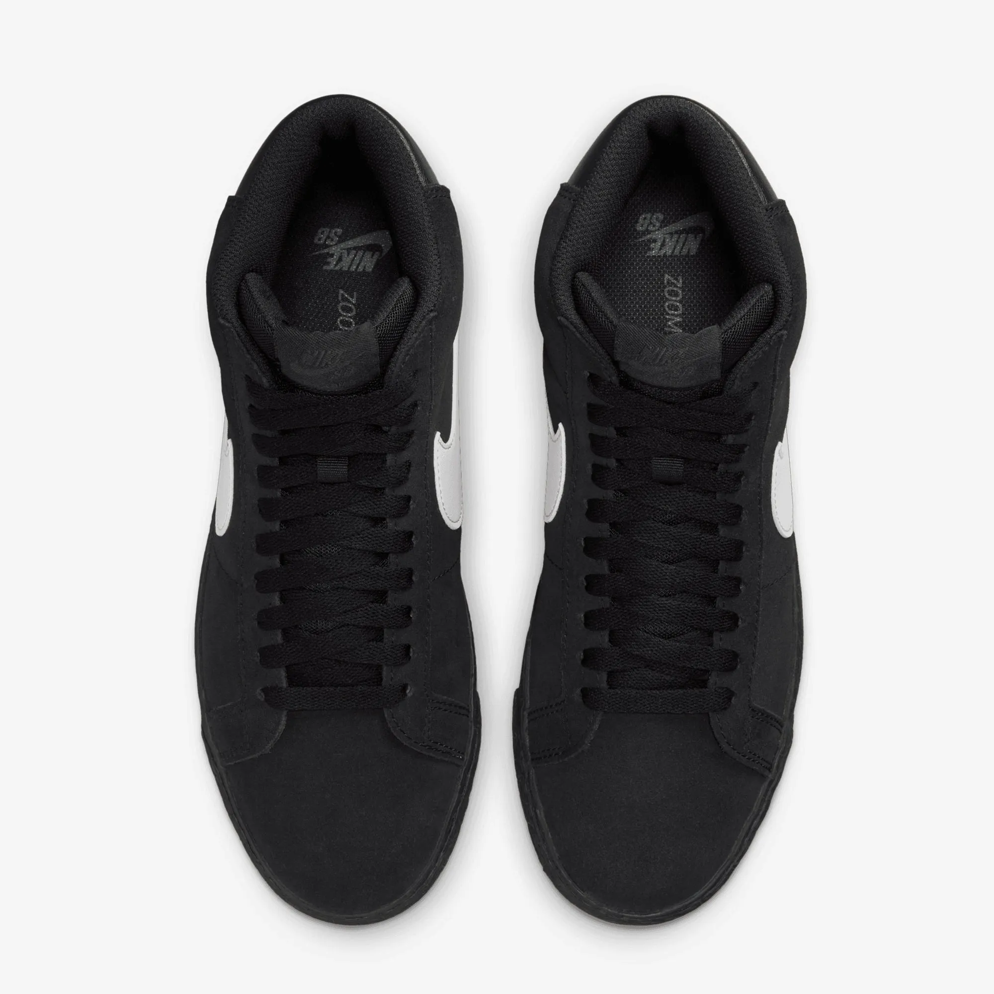 Elegant Piece Nike | SB ZOOM BLAZER MID { BLACK/WHITE-BLACK-BLACK