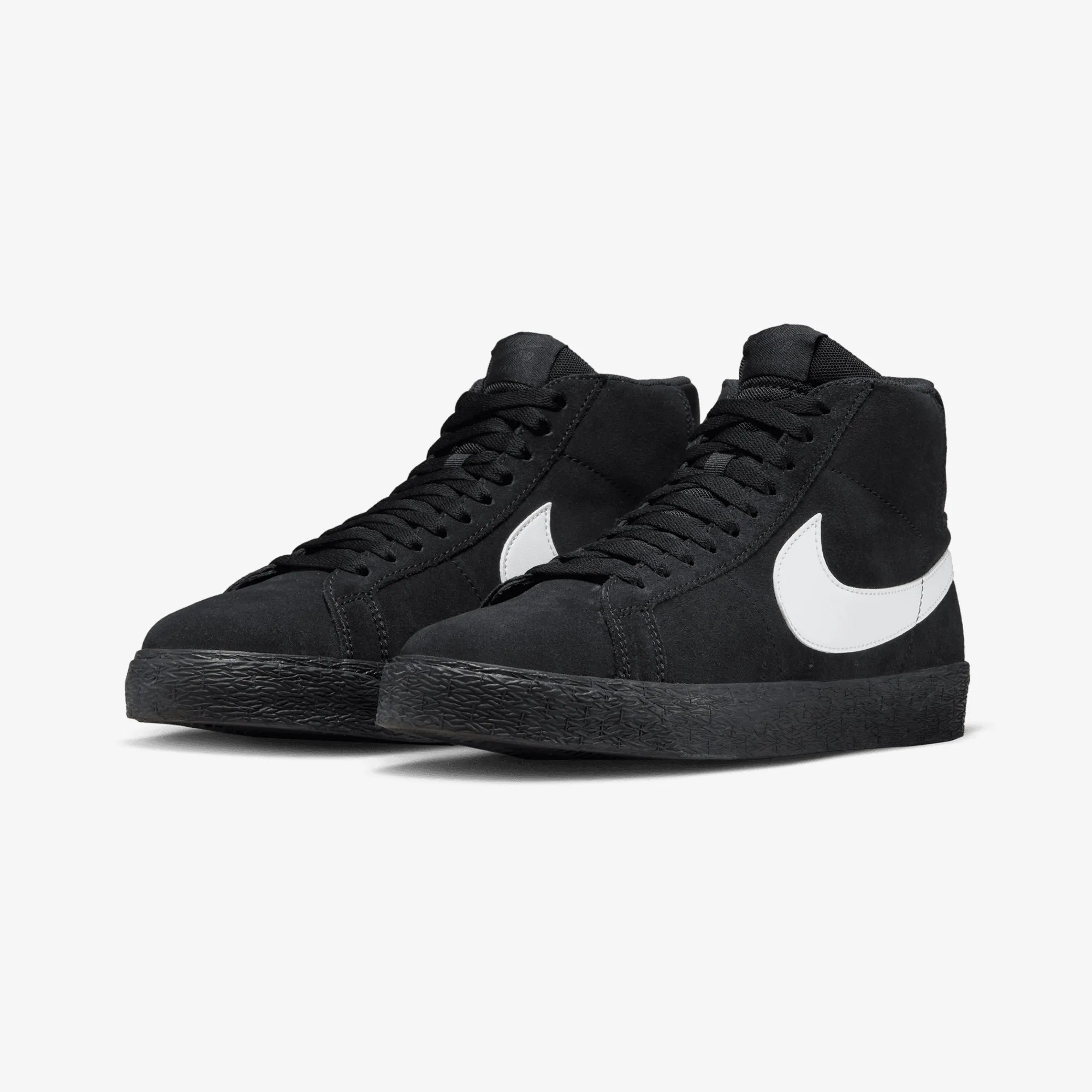 Nike | SB ZOOM BLAZER MID { BLACK/WHITE-BLACK-BLACK No Odor