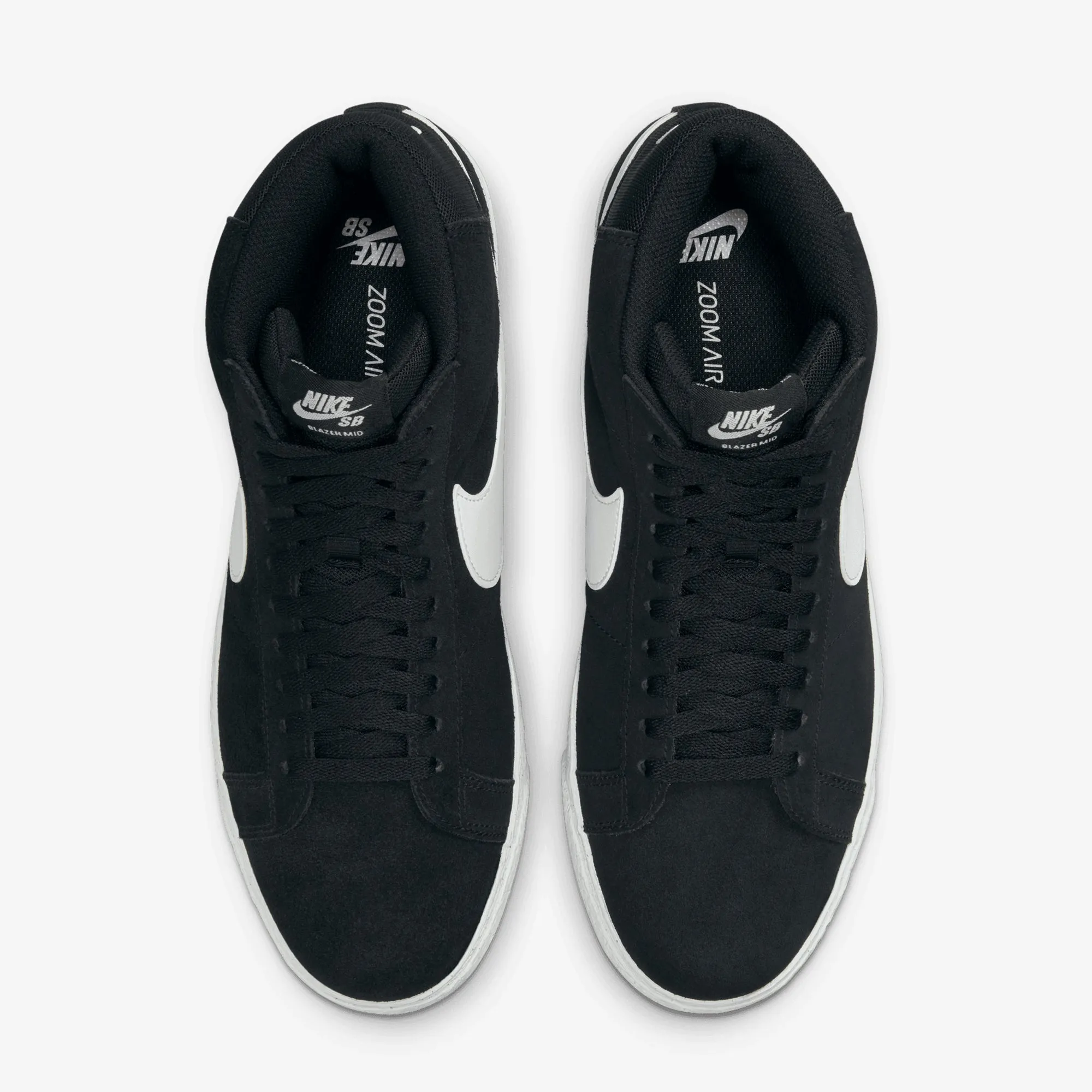 Eco Friendly Flexible Tread Pattern Nike | SB ZOOM BLAZER MID { BLACK/WHITE-WHITE-WHITE