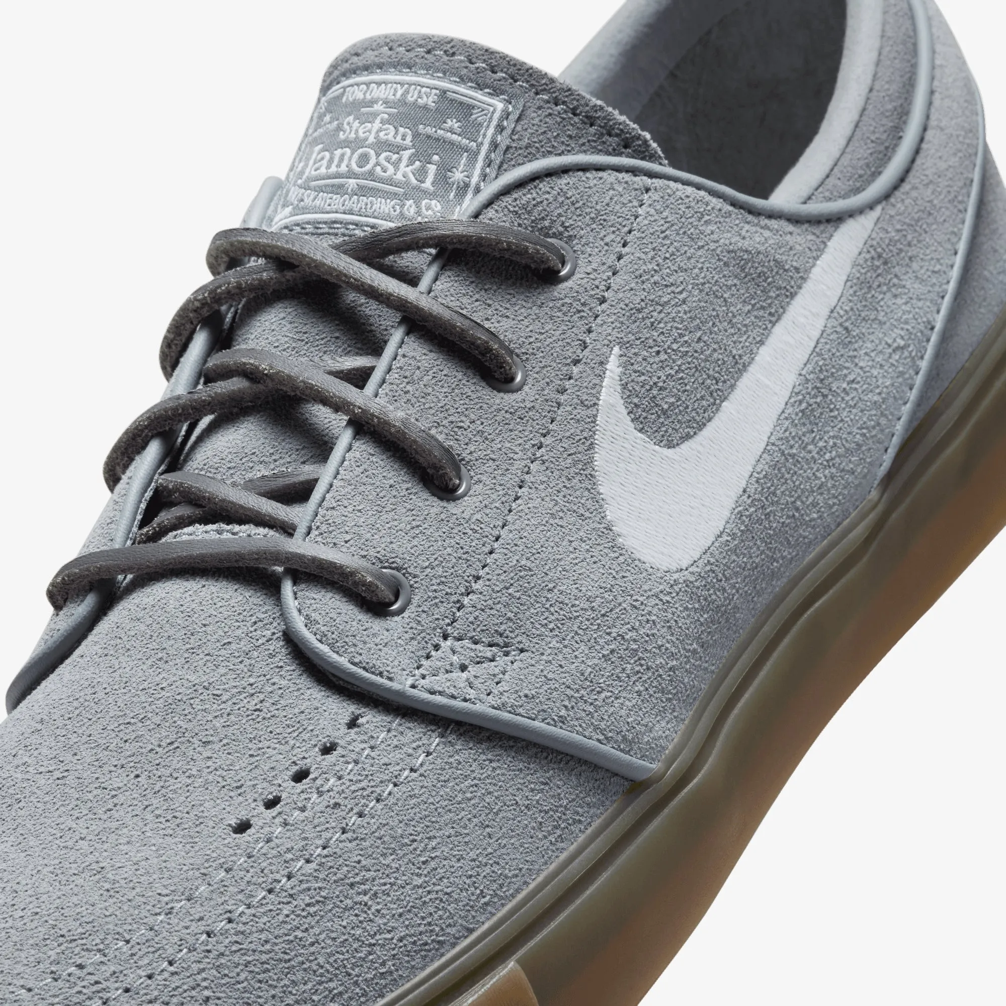 Nike | SB ZOOM JANOSKI OG  { COOL GREY/WHITE-COOL GREY Dynamic flex