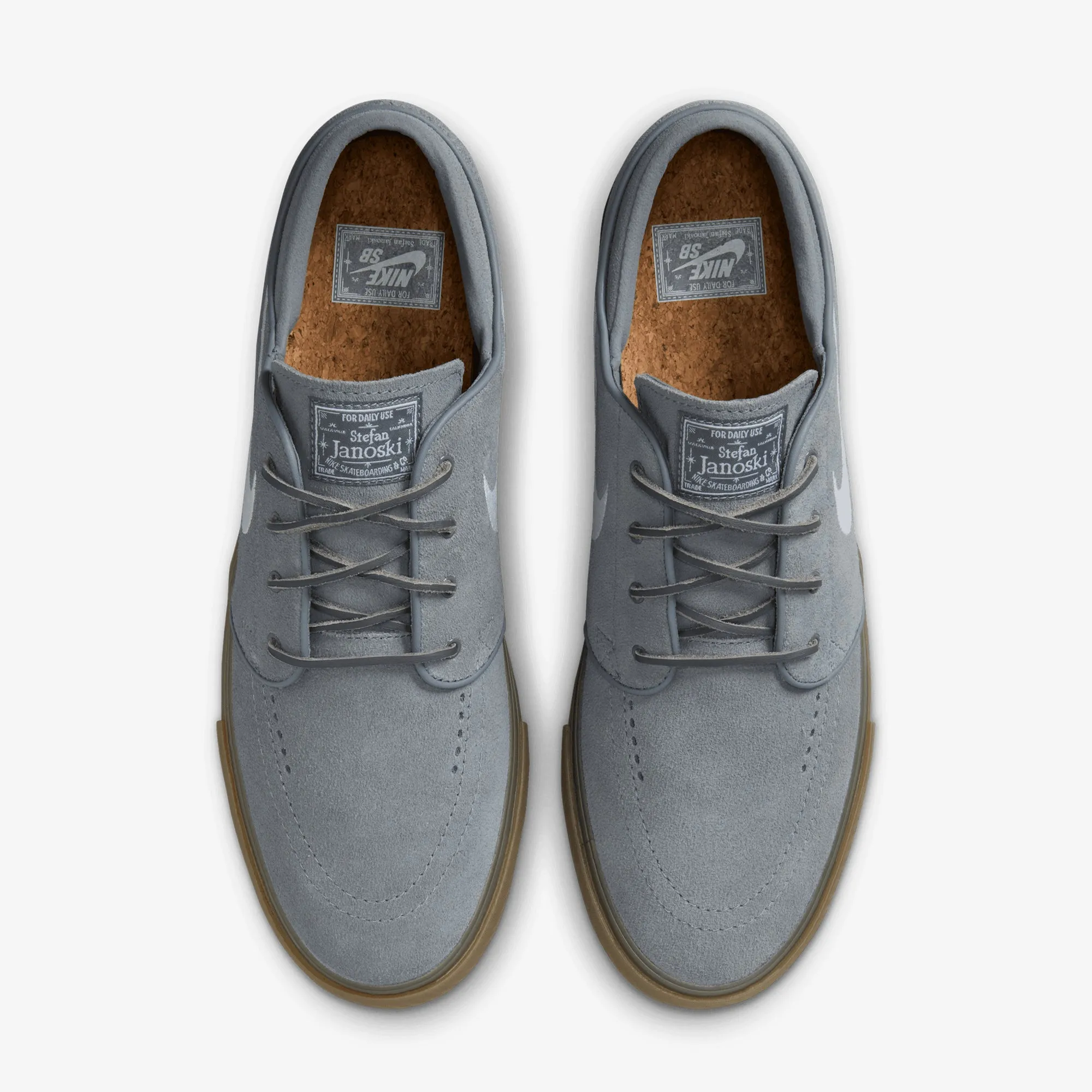 Odor Control Lining Unisex Friendly Design Nike | SB ZOOM JANOSKI OG  { COOL GREY/WHITE-COOL GREY