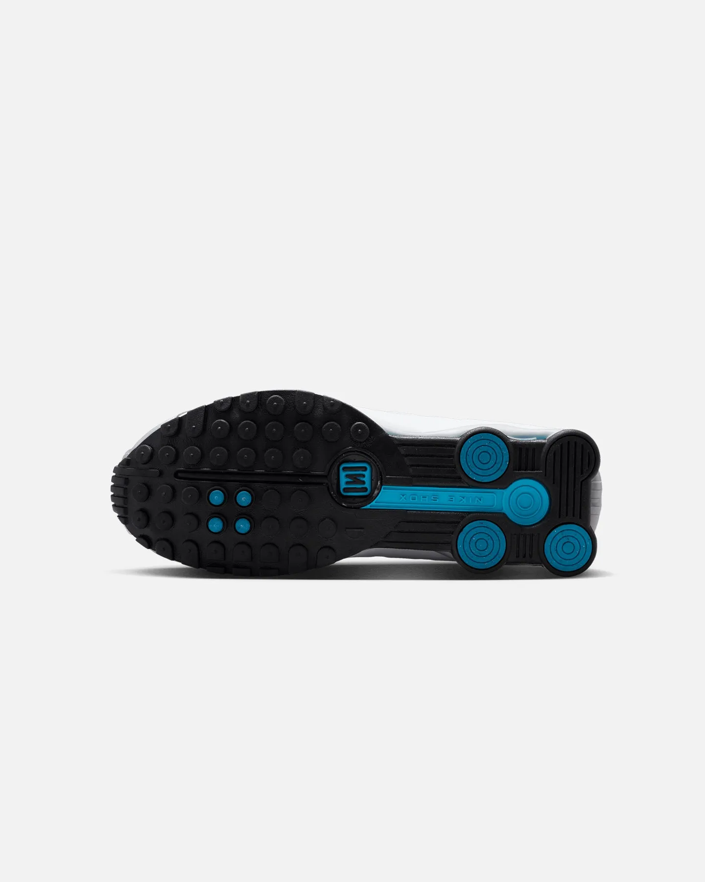 Anti Slip Outsole Simple Choice Nike Shox R4 Metallic Silver/Blue