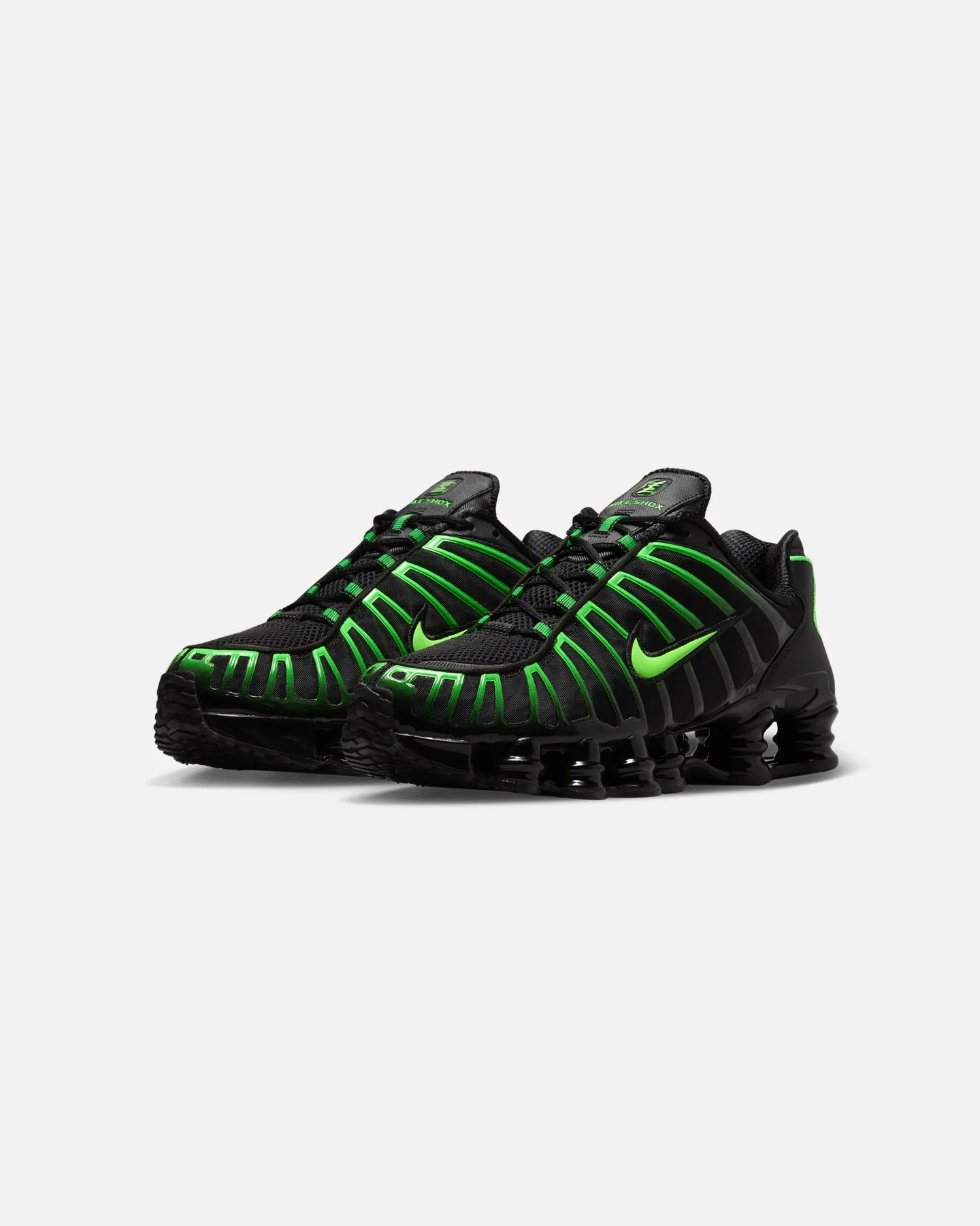 Nike Shox TL Black/Green Compression Zones