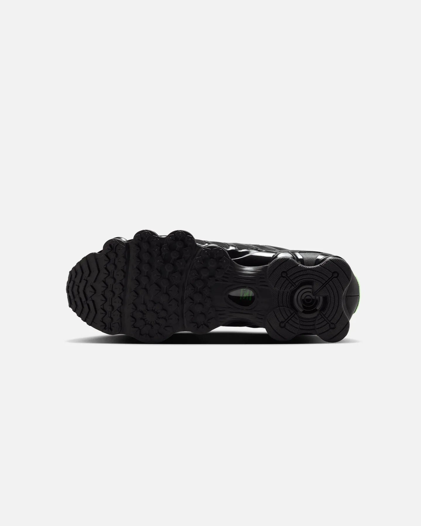 Nike Shox TL Black/Green Non Slip Outsole Lightweight Construction