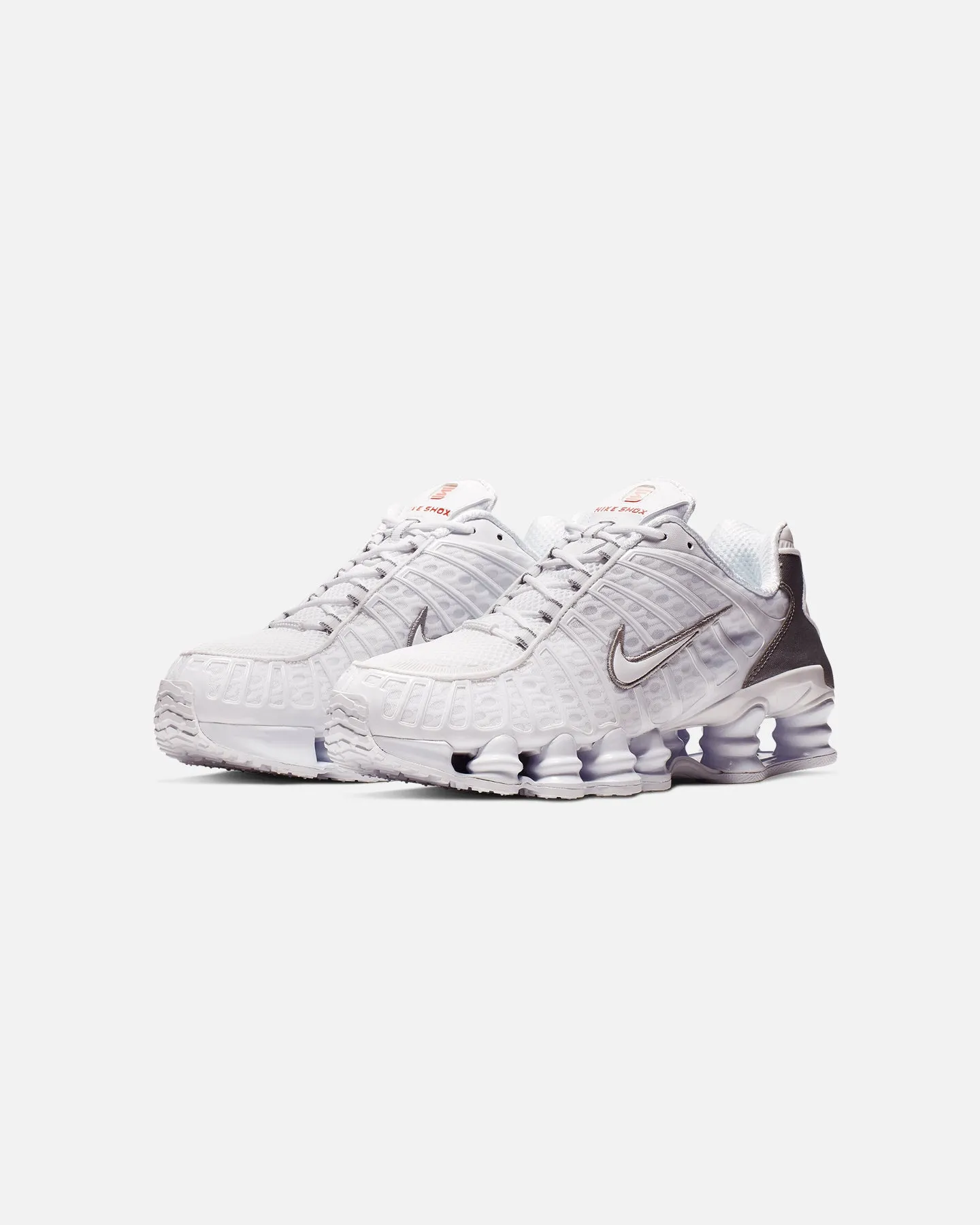Nike Shox TL White/White High Rebound Formula Quick Release Tongue