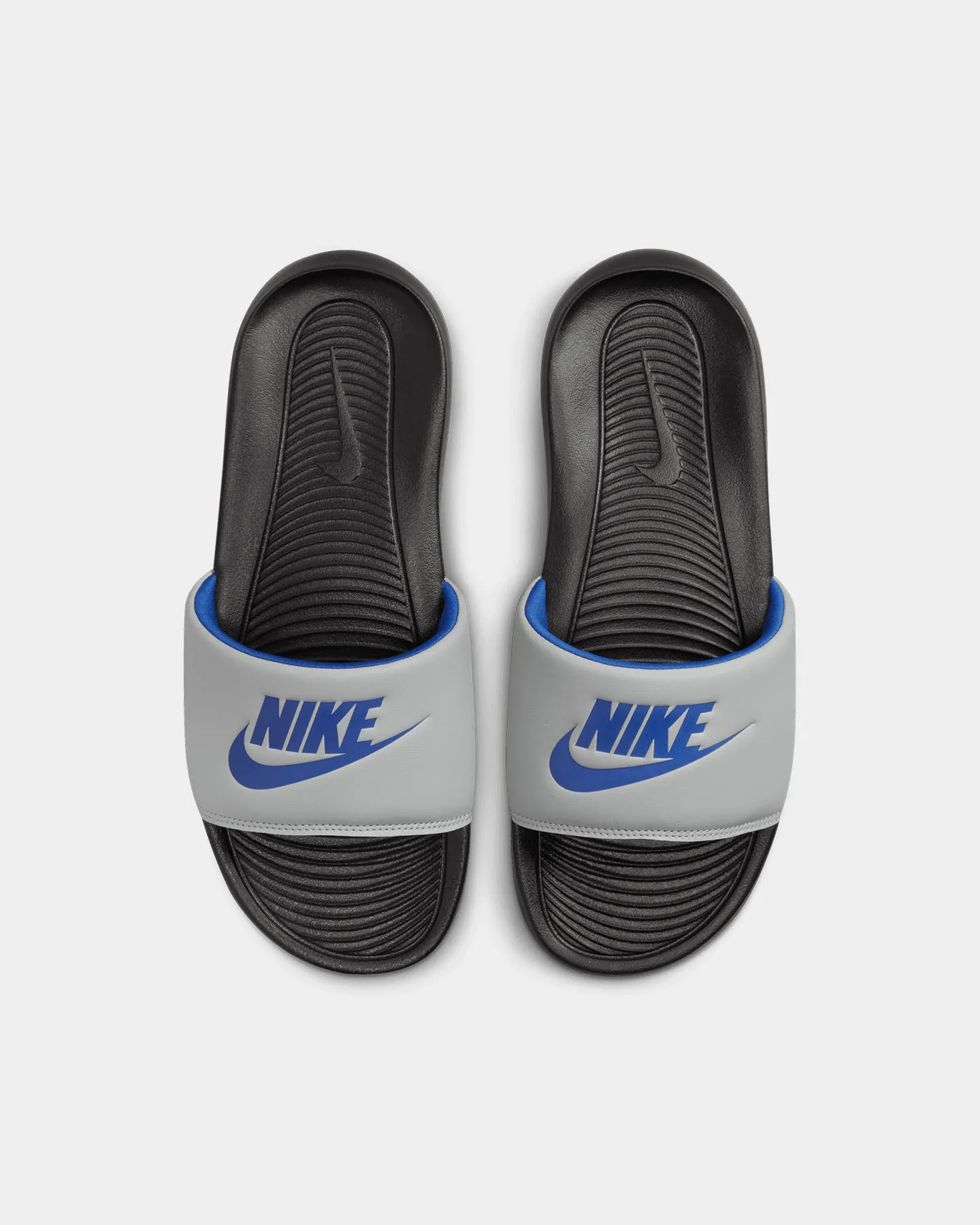 Nike Victori One Slide Light Smoke Grey/Game Royal-Black Top Rated Easy Flow