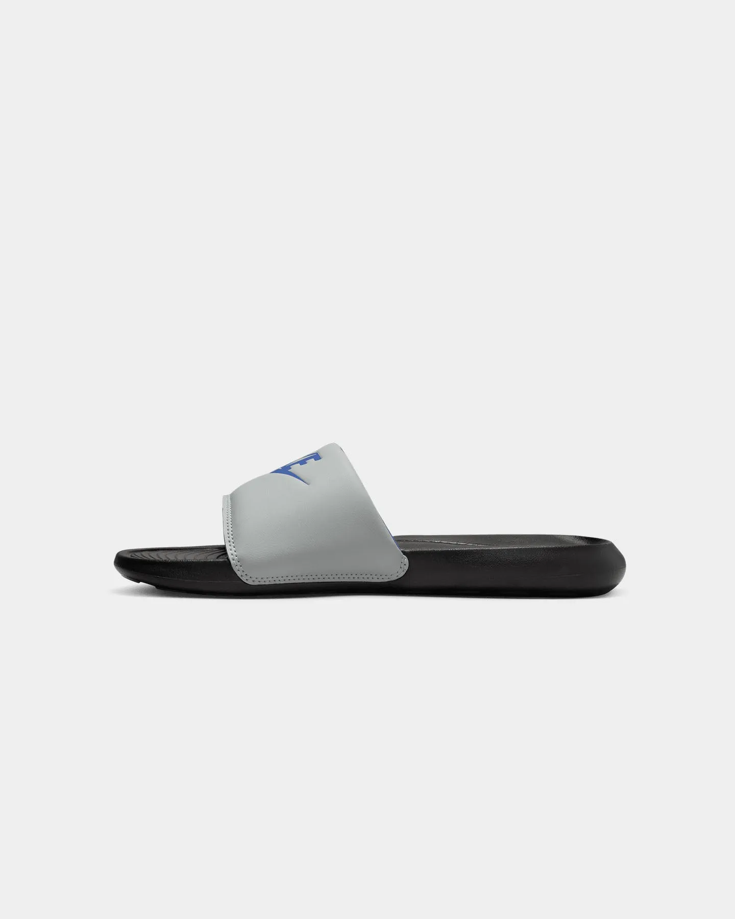 Nike Victori One Slide Light Smoke Grey/Game Royal-Black Wide fit