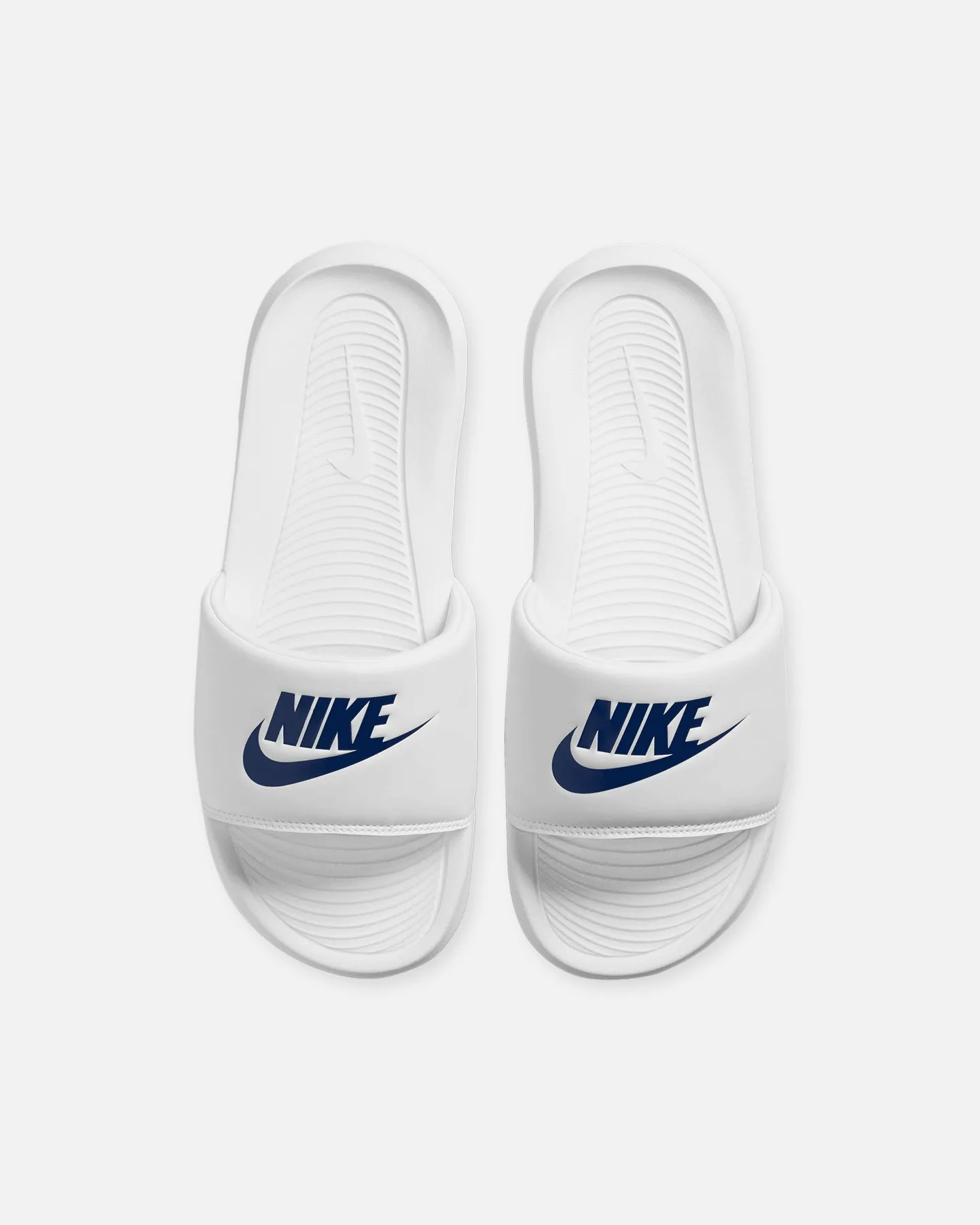 Nike Victori One Slides White/Game Royal Light Core Dad Style