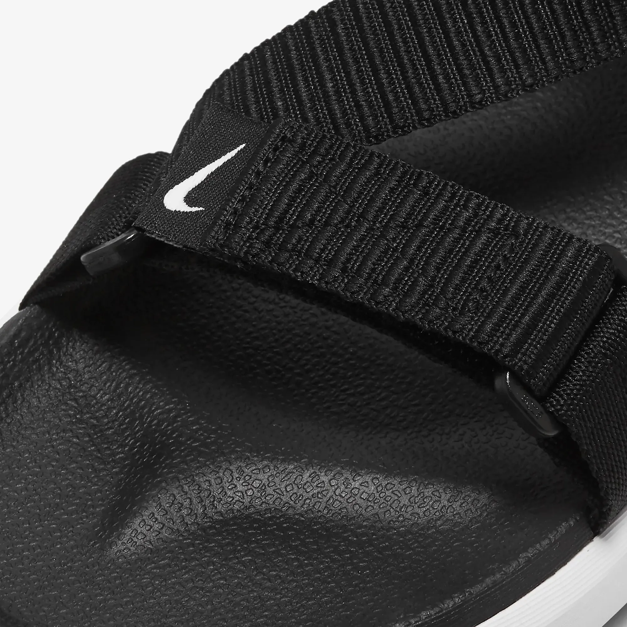 Nike | VISTA SANDALS  { BLACK/WHITE-BLACK Gentle Texture Padded cushioning