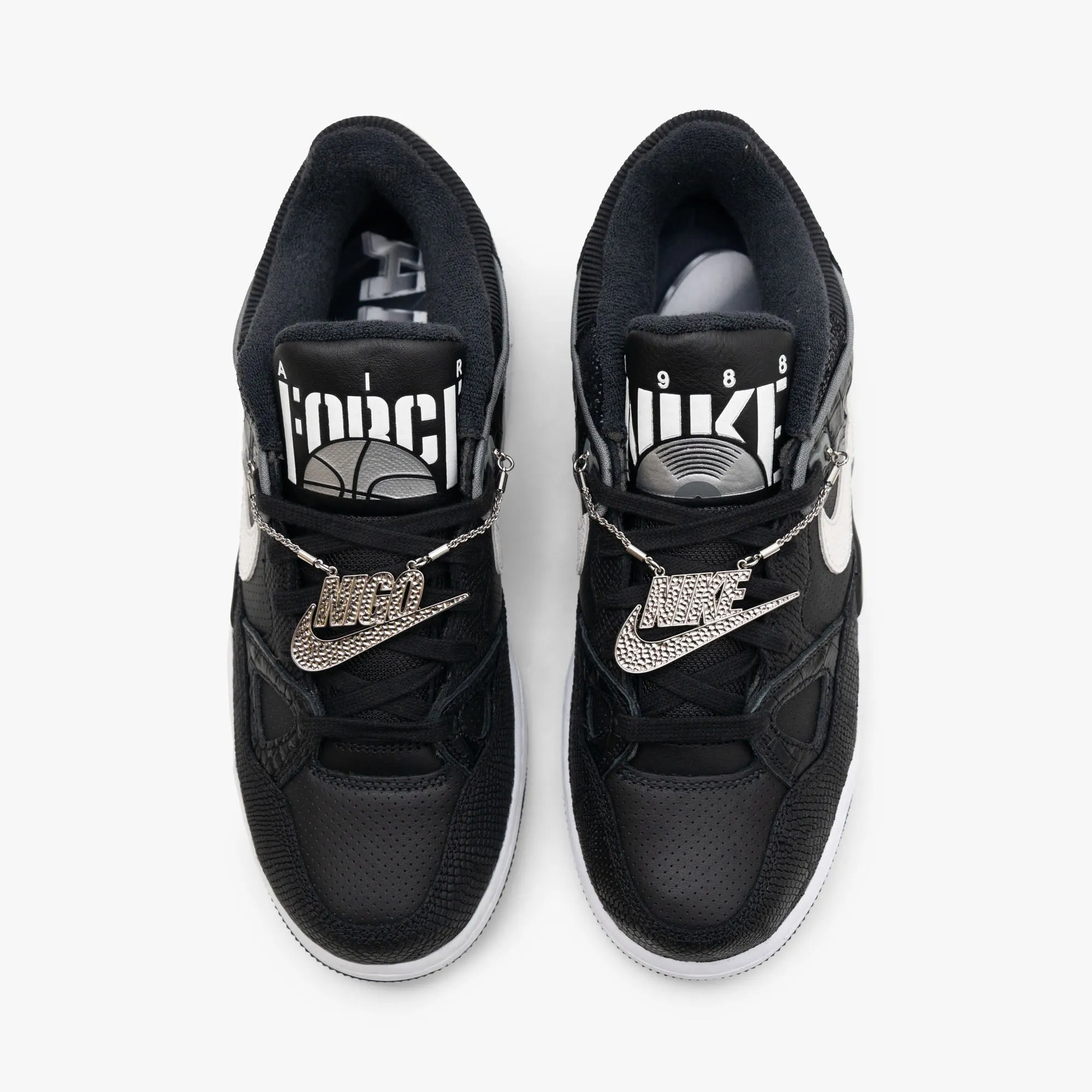 Skill Step Nike x NIGO Air Force 3 Low SP Black / White - Smoke Grey
