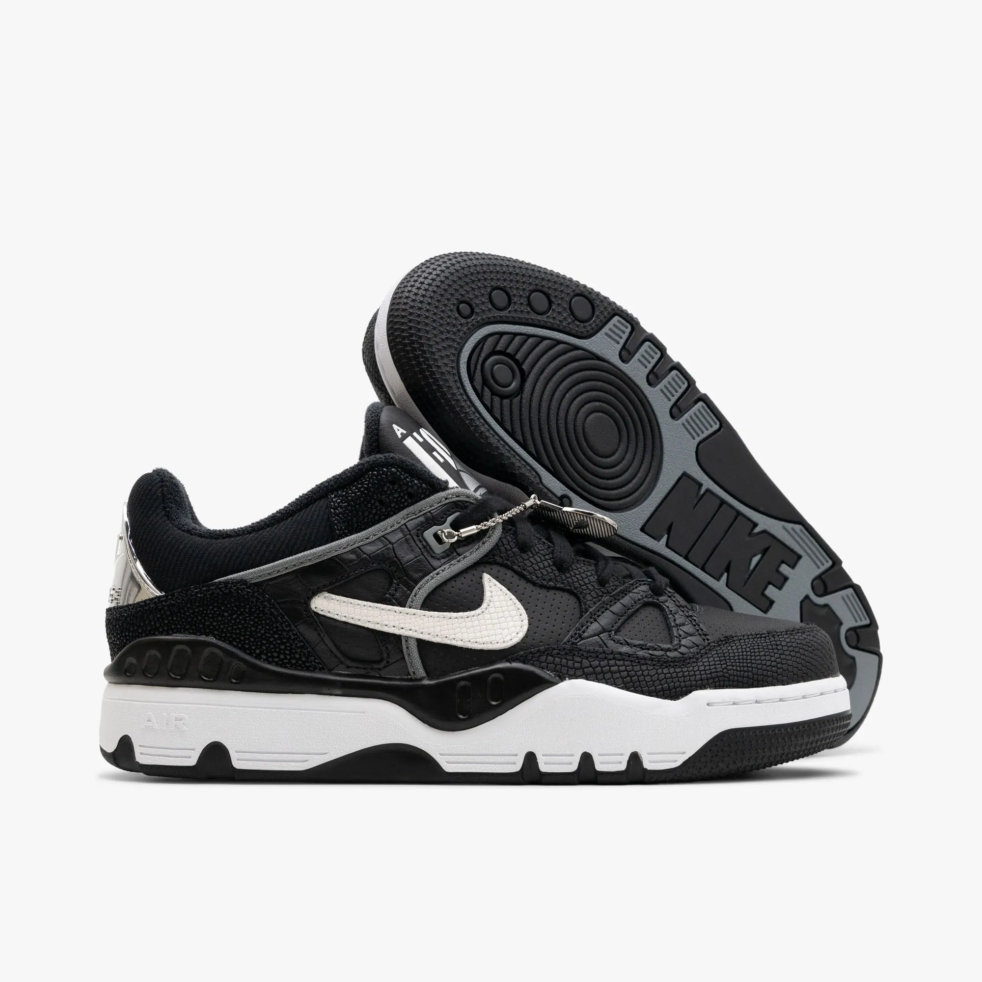 Nike x NIGO Air Force 3 Low SP Black / White - Smoke Grey Stretch Step Street Day