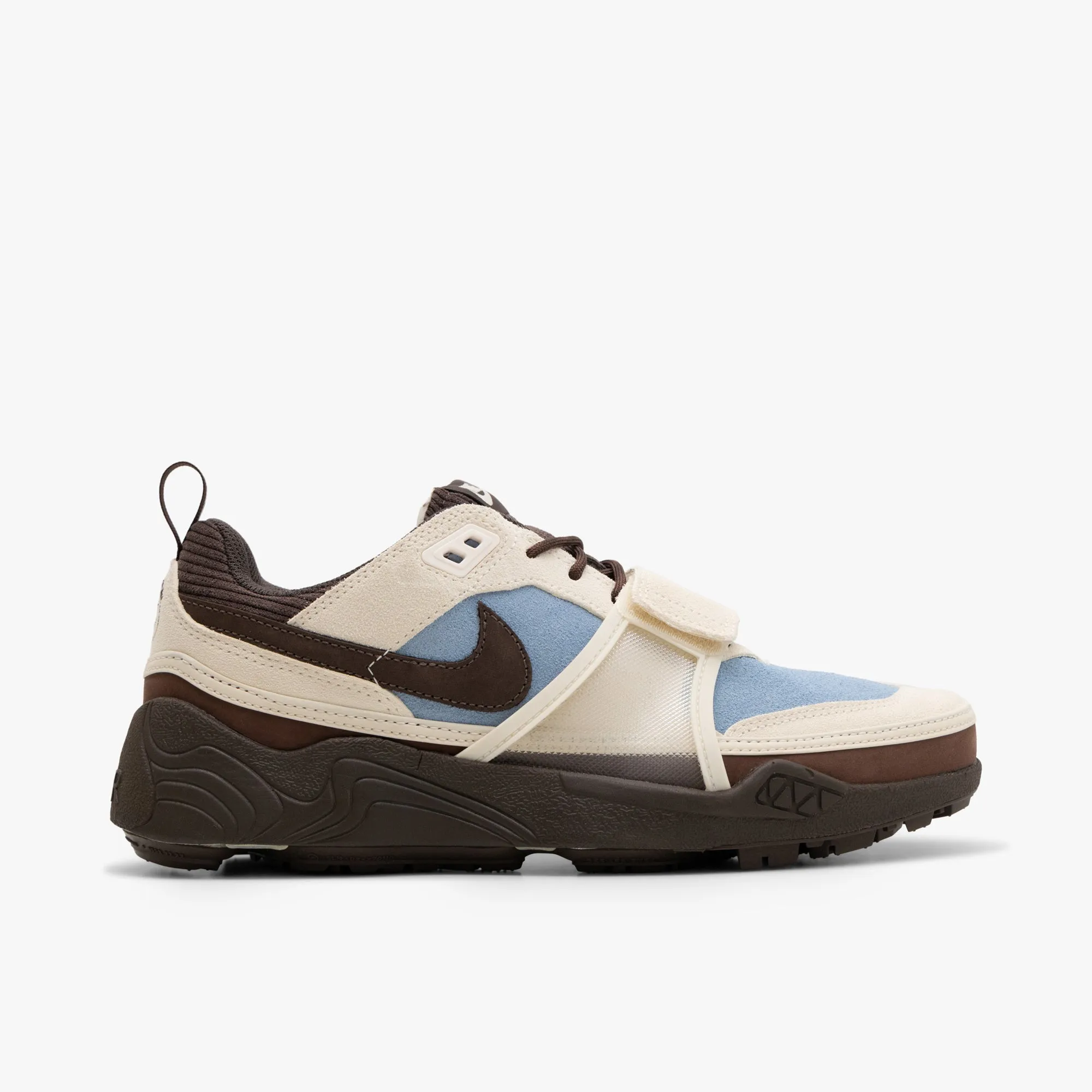 Lime Fresh River Jog Nike x Travis Scott Zoom Field Jaxx Leche Blue / Baroque Brown - Ivory