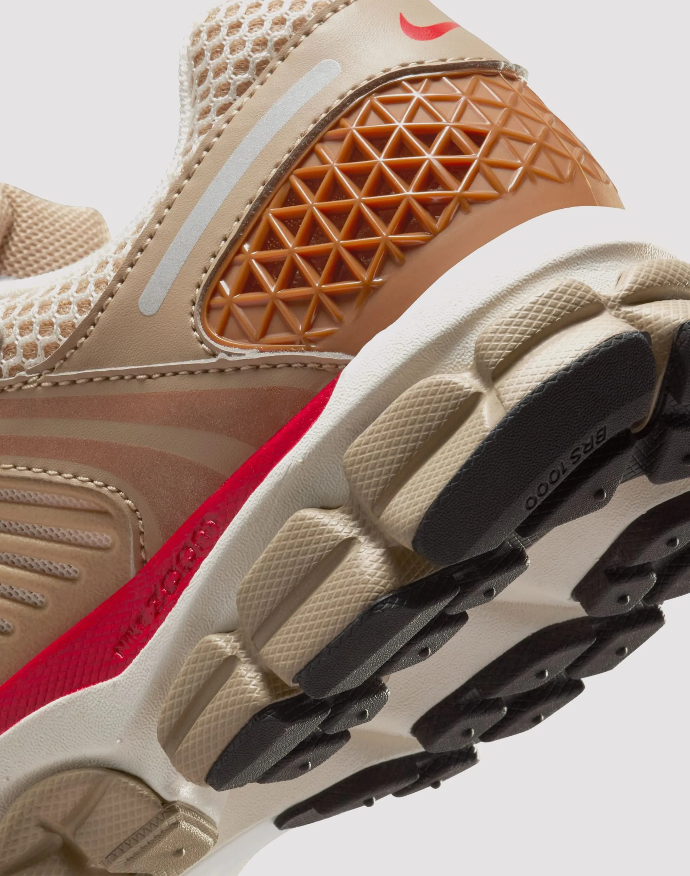 Nike Zoom Vomero 5 "Khaki/Phantom/Fire Red/Sail" arch - shaped insoles