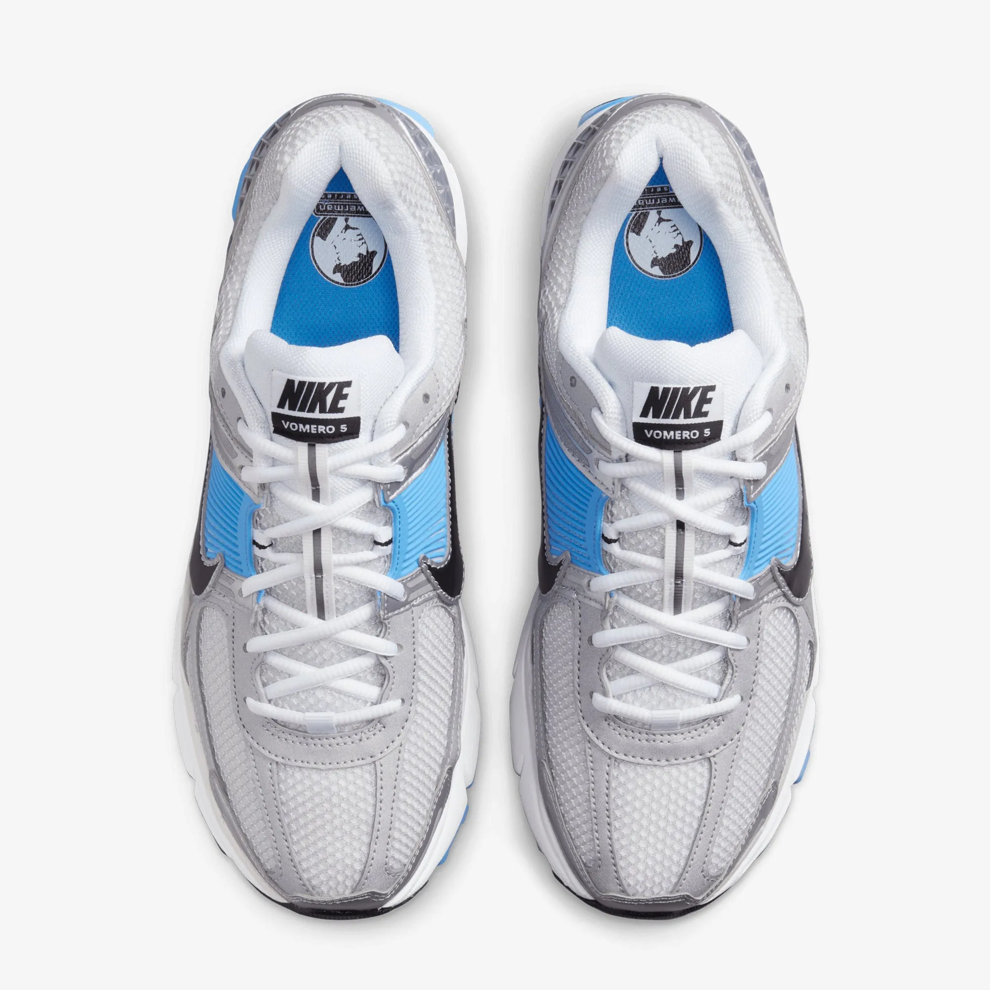 Elastic Bands NIKE | ZOOM VOMERO 5 { WHITE/BLACK-PURE PLATINUM