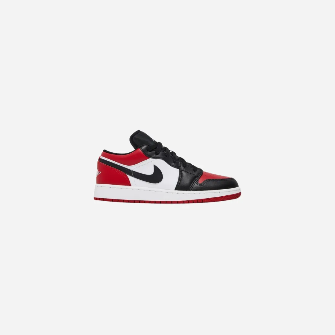 Durable Lining Everyday Motion Jordan 1 Low Bred Toe (GS)