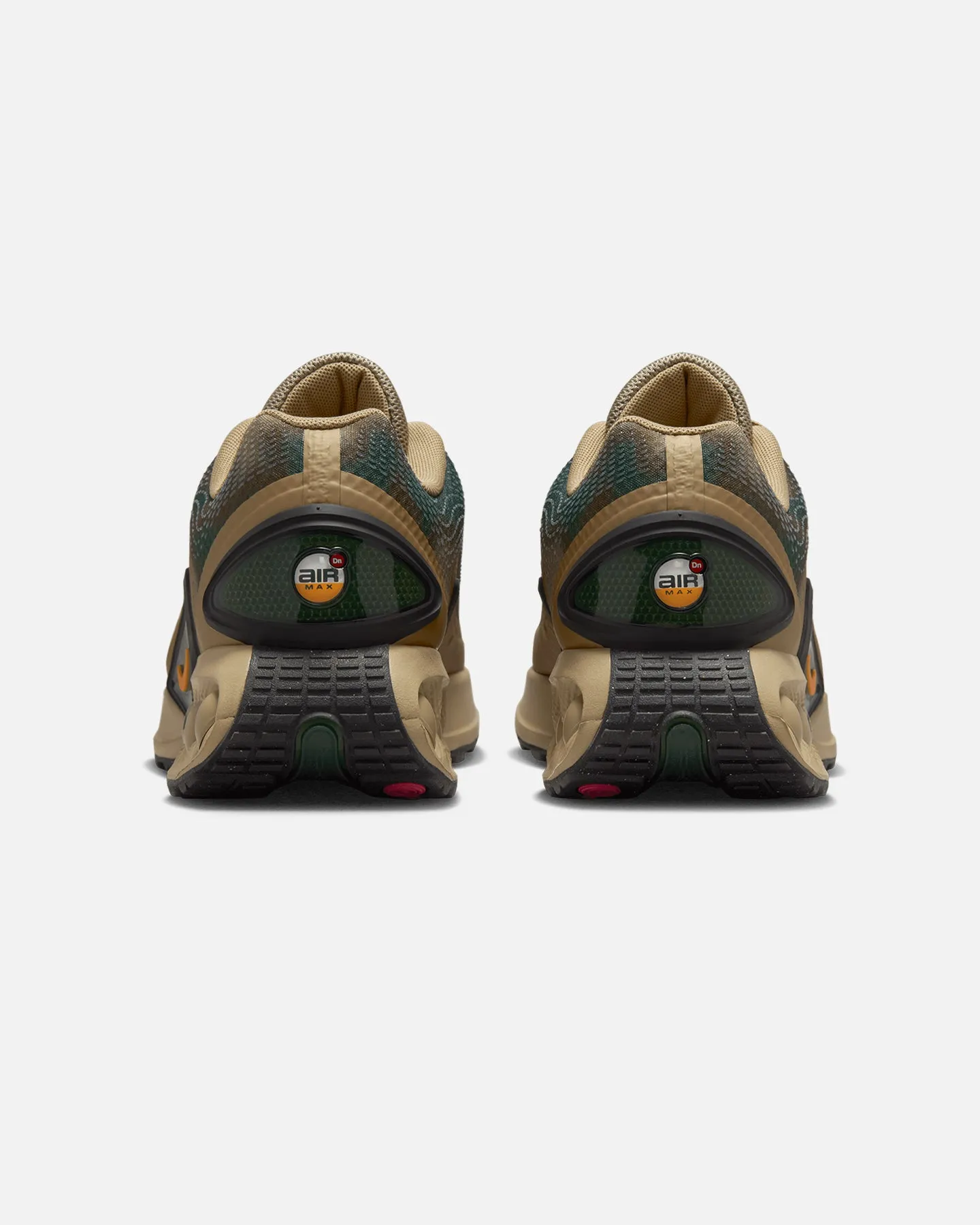 Nike Air Max Dn "Heat Map" Neutral Olive Sculpted cushioning TPU Stabilizer