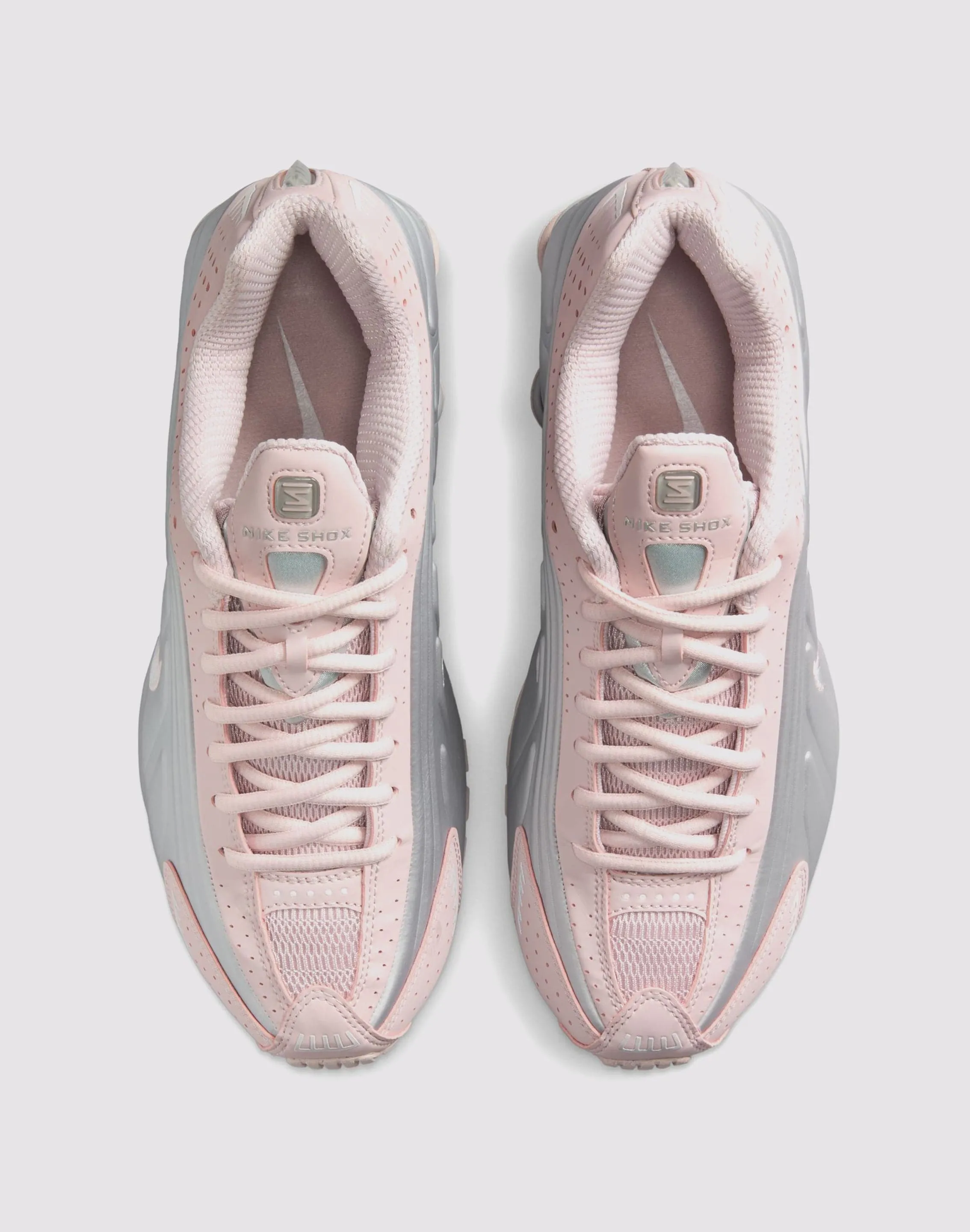 Nike Shox R4 "Barely Rose/Mtlc Platinum" StreamlinedDesign rubber - outsole shoes