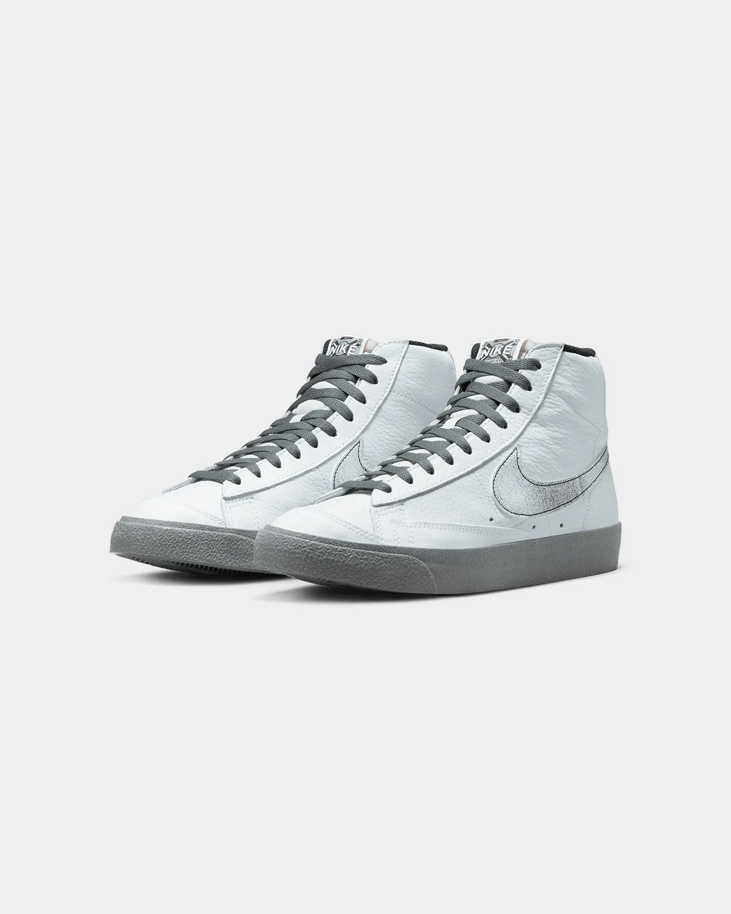 Nike Blazer Mid '77 "50 Years of Hip-Hop" White/Smoke Grey Cushioned Base Health Focused