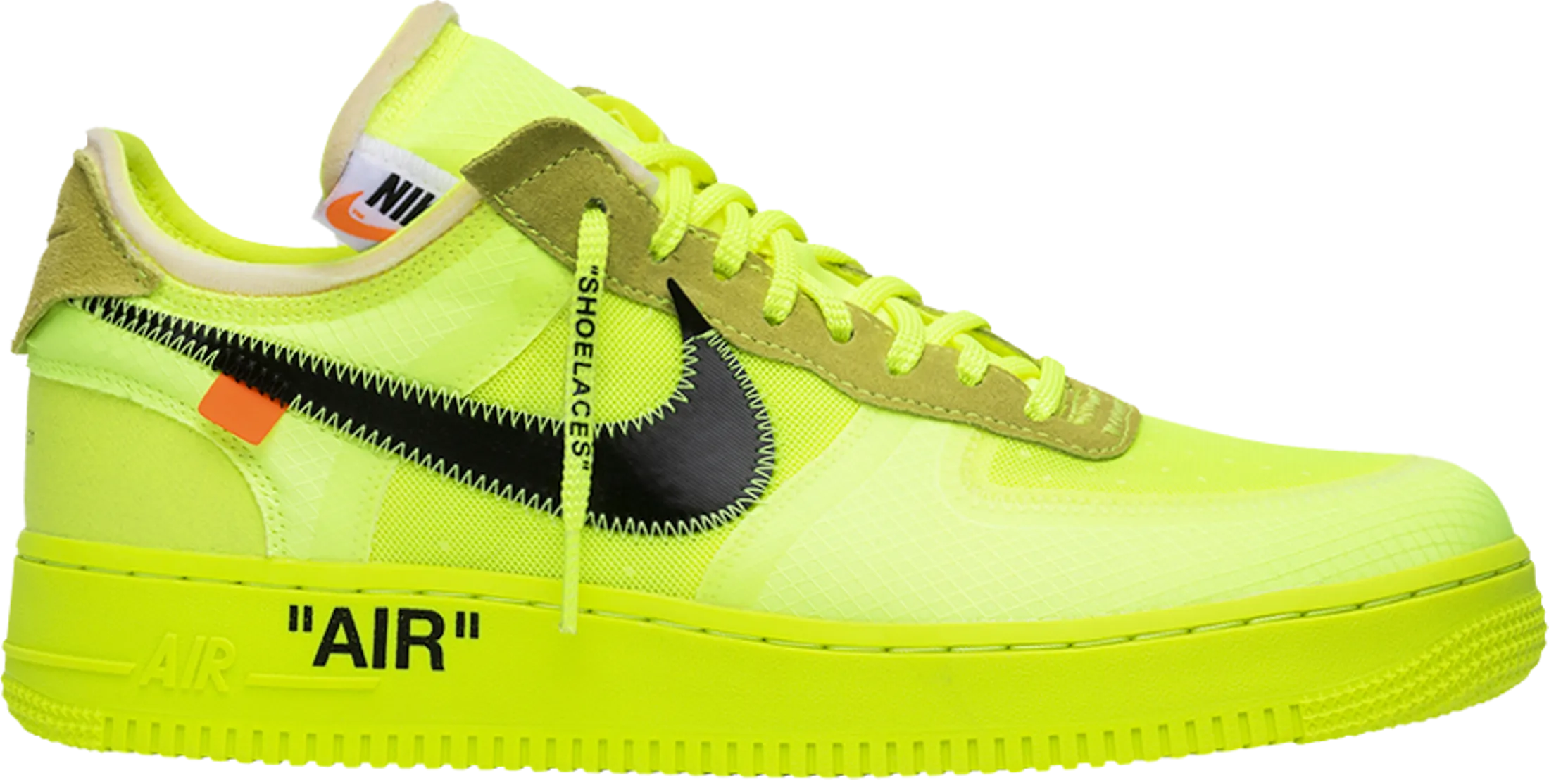 OFF-WHITE x Air Force 1 Low 'Volt' - AO4606 700 Sports Class Shock absorption system