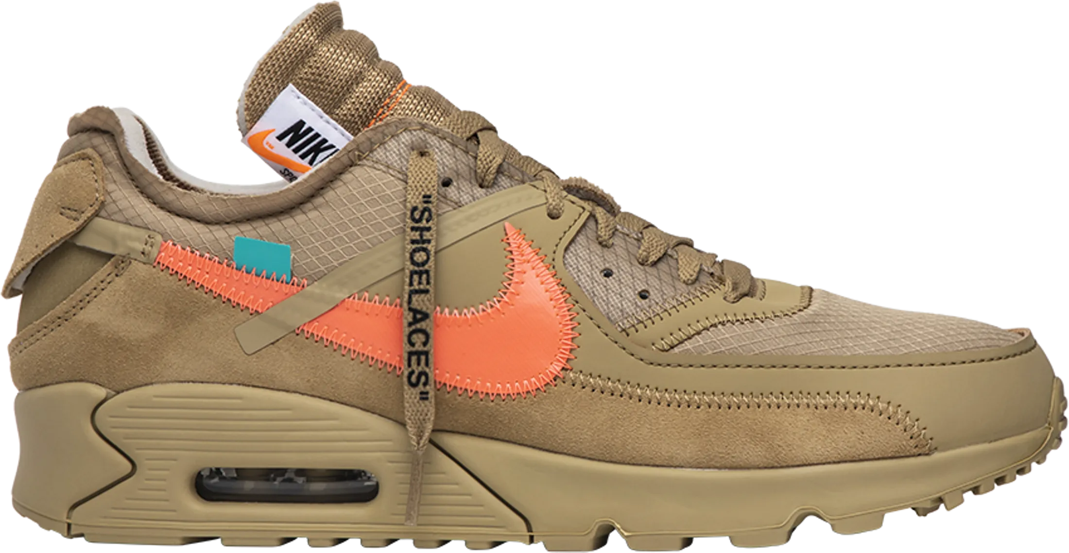 Dual Zone Traction OFF-WHITE x Air Max 90 'Desert Ore' - AA7293 200