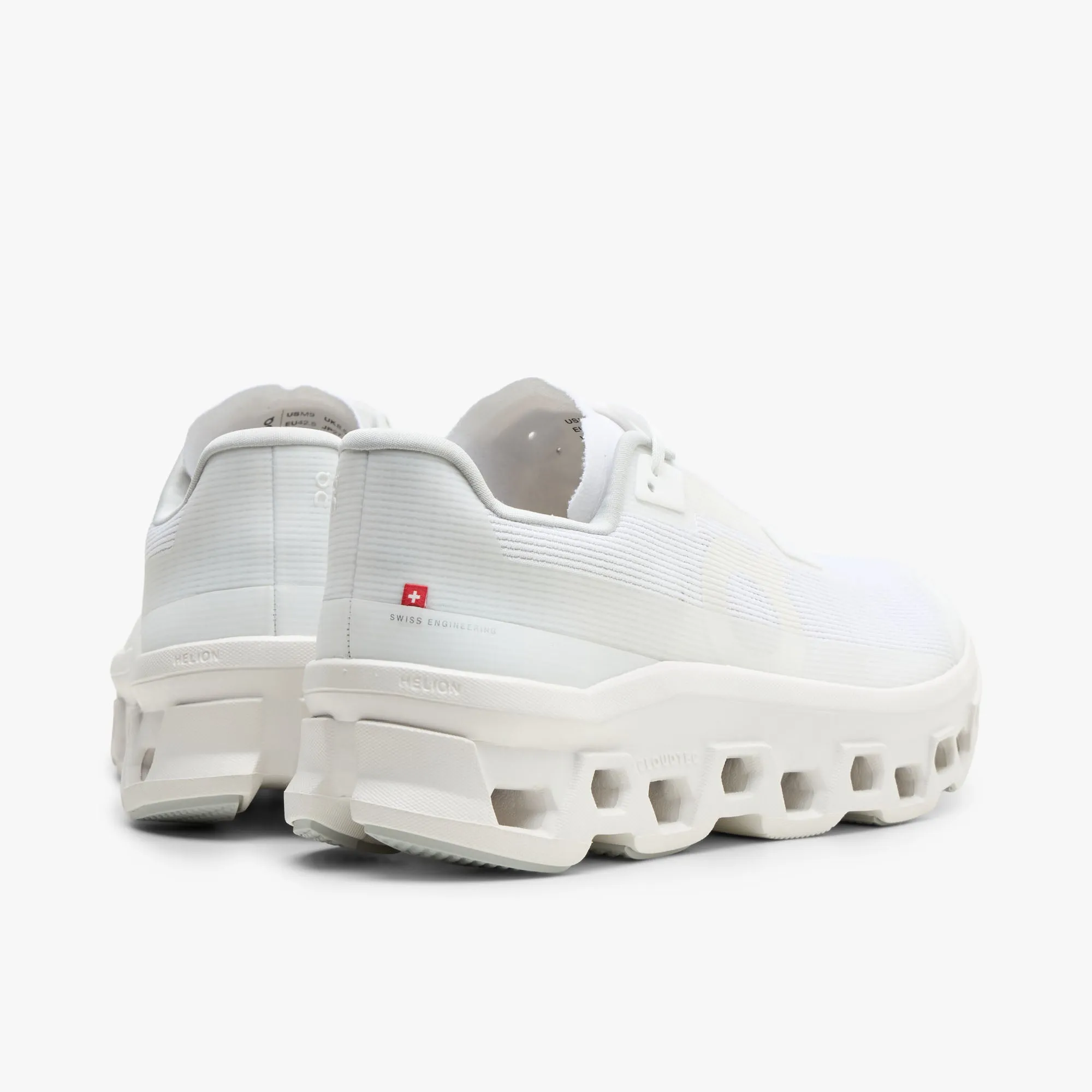 On Cloudmonster Void White / White Luxury cool - down running