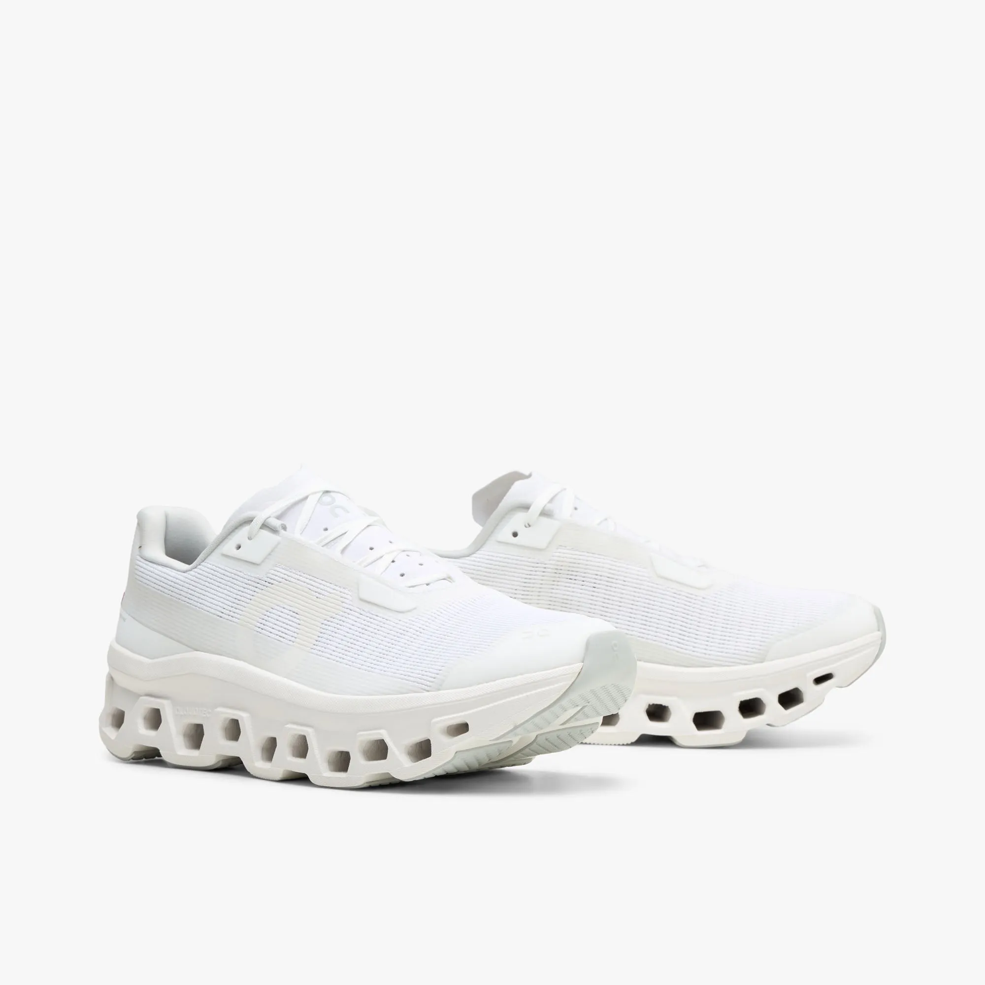 machine - washable running option running shoes with air cushion On Cloudmonster Void White / White