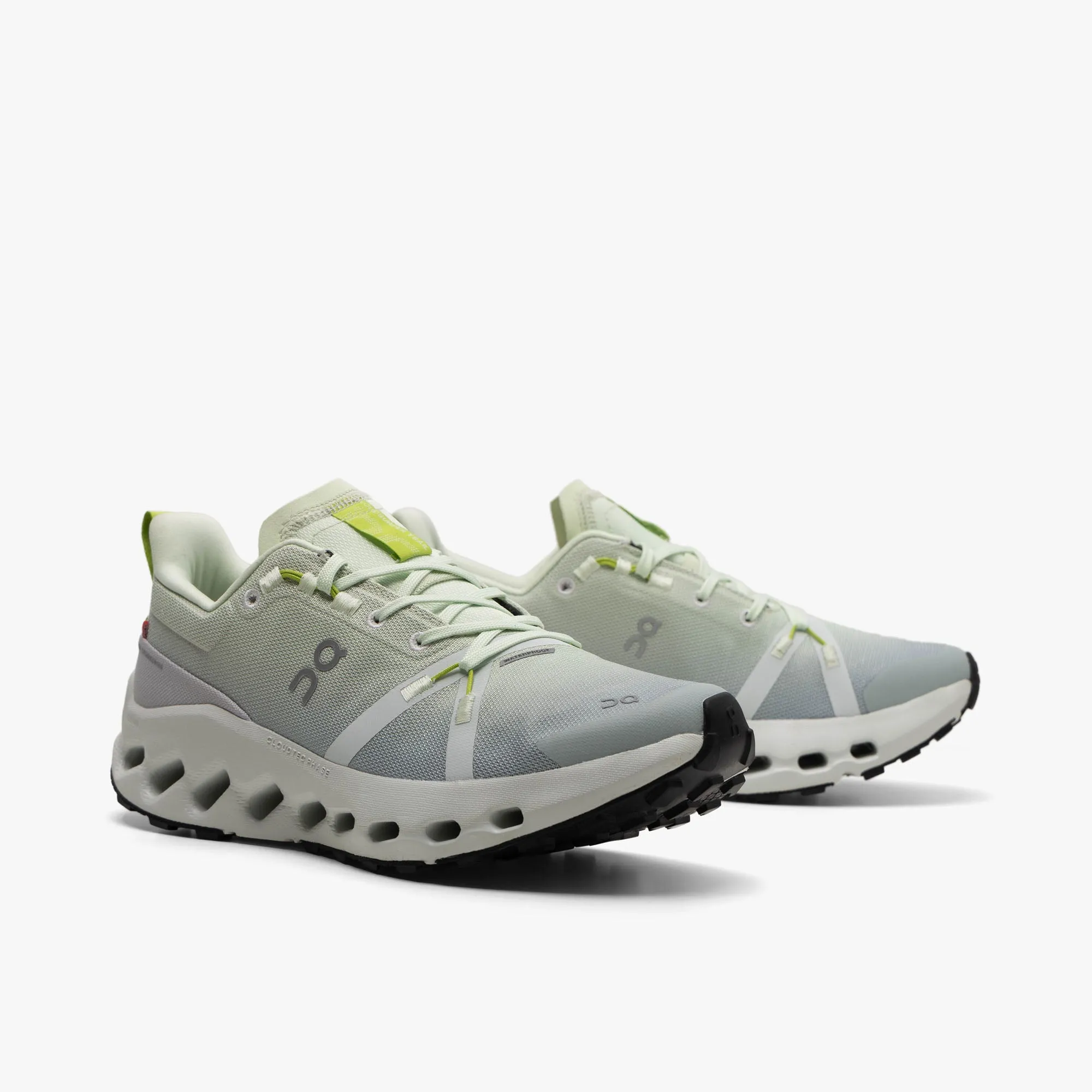 On Women's Cloudsurfer Trail WP Lima / Mineral Comfort Feel