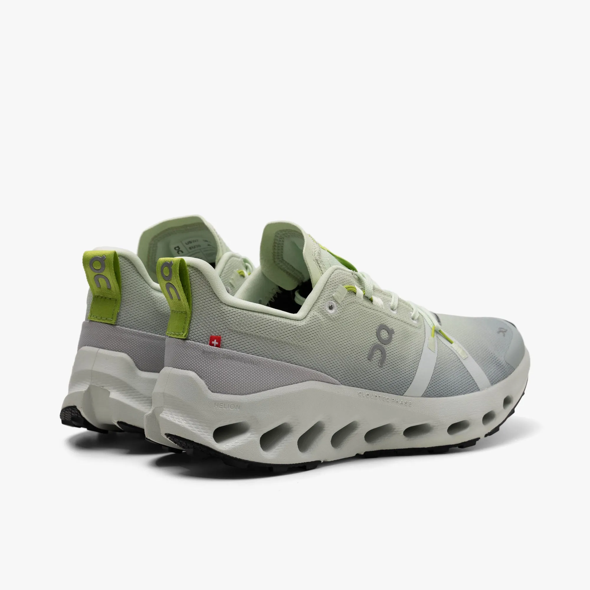 high - performance running shoes On Women's Cloudsurfer Trail WP Lima / Mineral