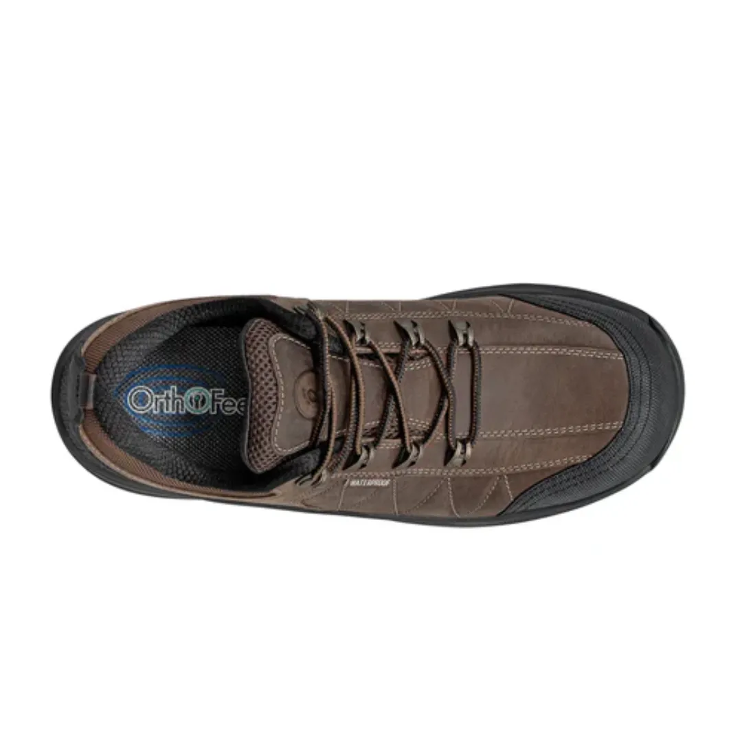 Orthofeet - Men-  Dolomite Work Shoes - Brown Heavy duty construction