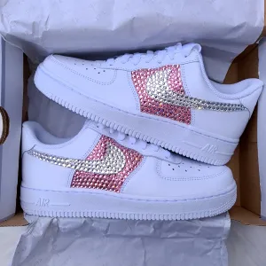 Microfiber Overlays Air Force 1 Women (White)
