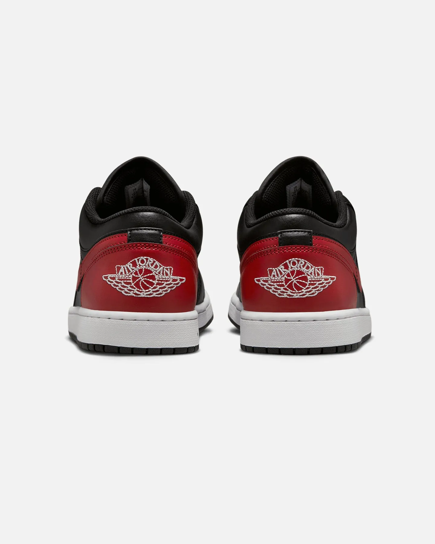 Daily Comfort All Terrain Grip Pattern Jordan Air Jordan 1 Low "Bred" Black/Varsity Red-Summit White