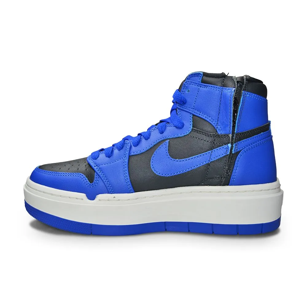 EnhancedStability Ankle Lock Structure Womens Nike Air Jordan 1 Elevate High - DN3253 204 - Dark Ash Hyper Royal Sail