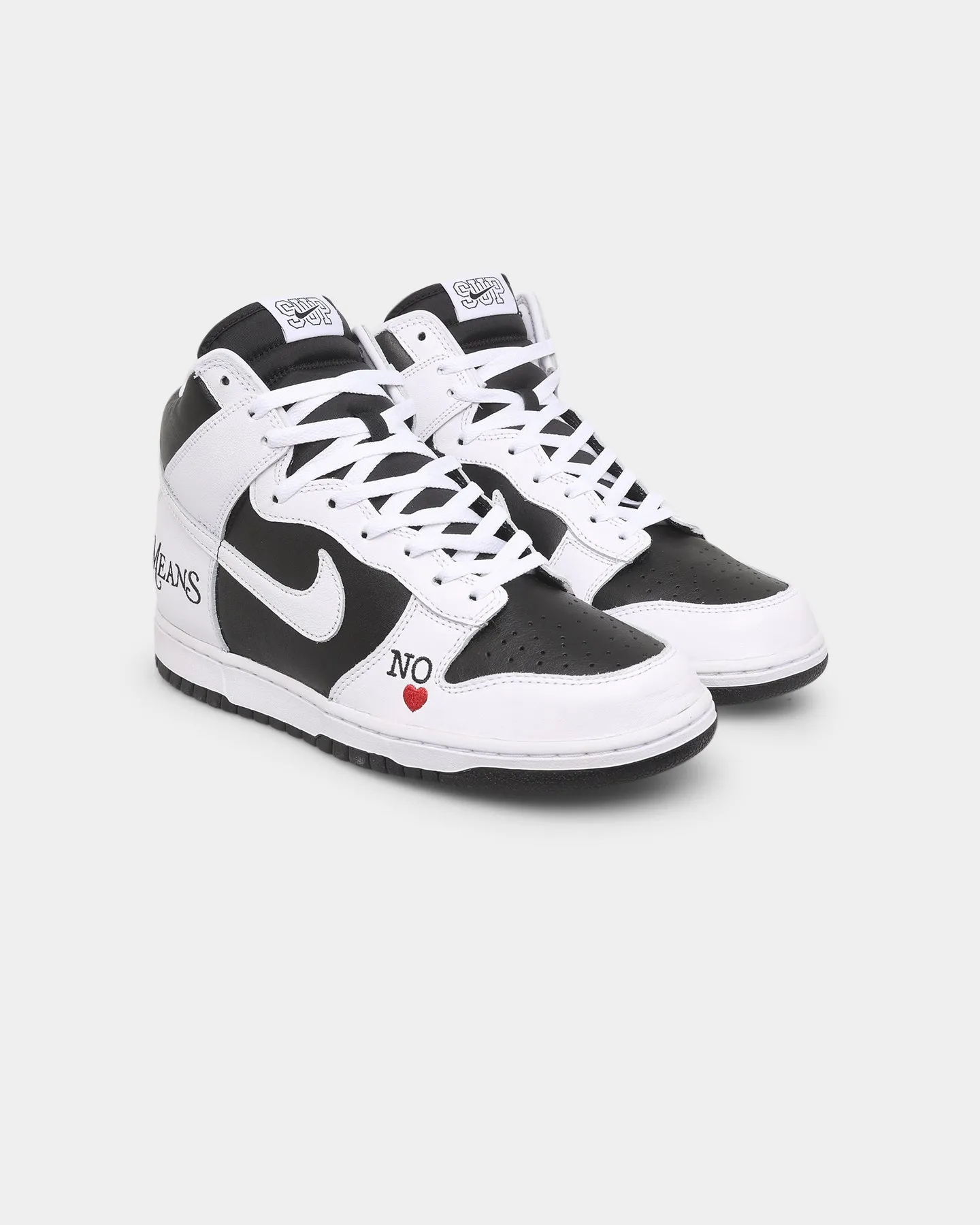Supreme X Nike Dunk SB High Black Sweat Resistant Comfort Seekers