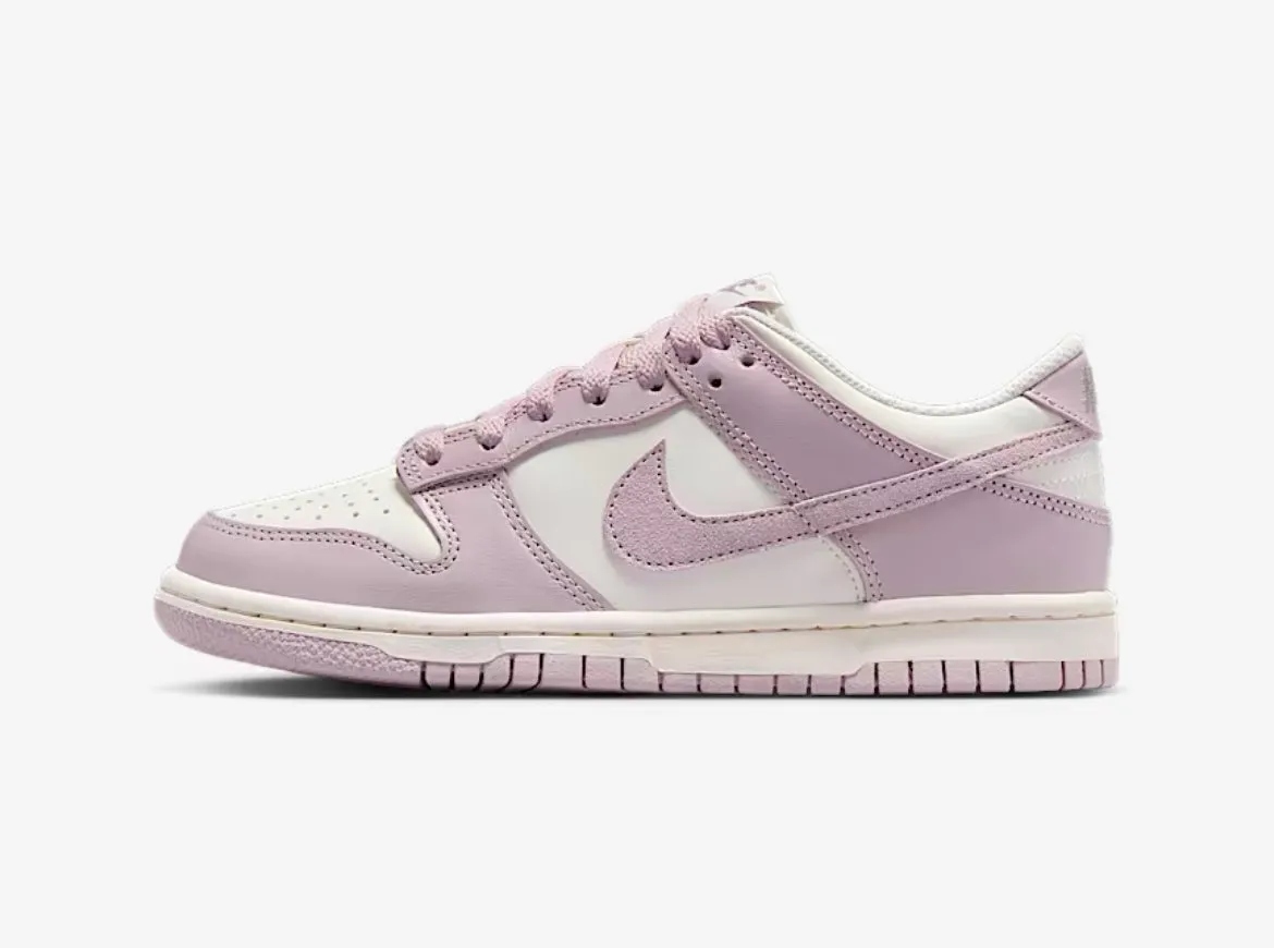 Pre-Order Lilac Pink Pink and Black Swarovski Womens Nike Dunk Shoes Go Style