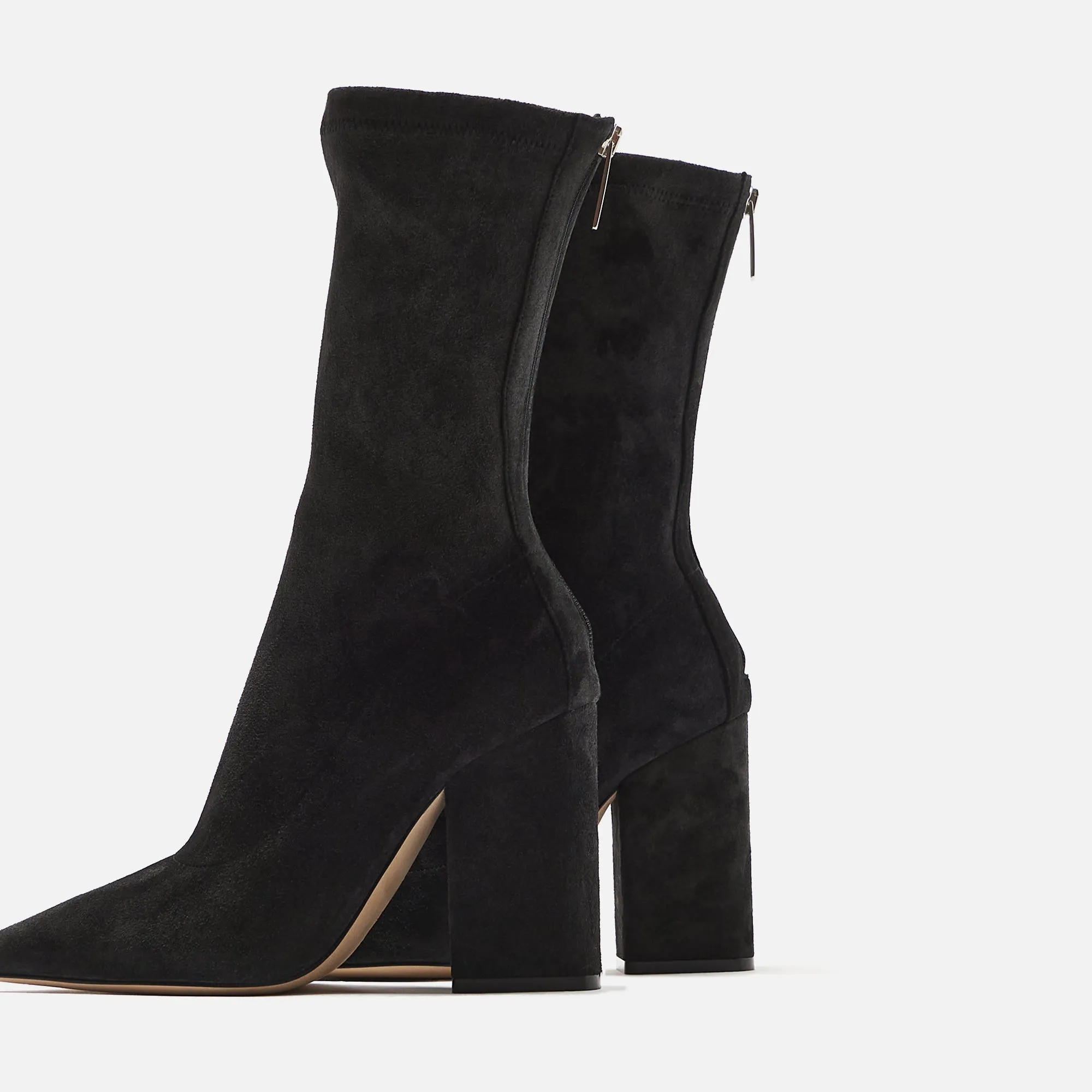 Paris Texas Mama Daily Ankle Boot Stretch Heel 100 - Off Black Thermal Core Adventure Seeker Desert Expedition