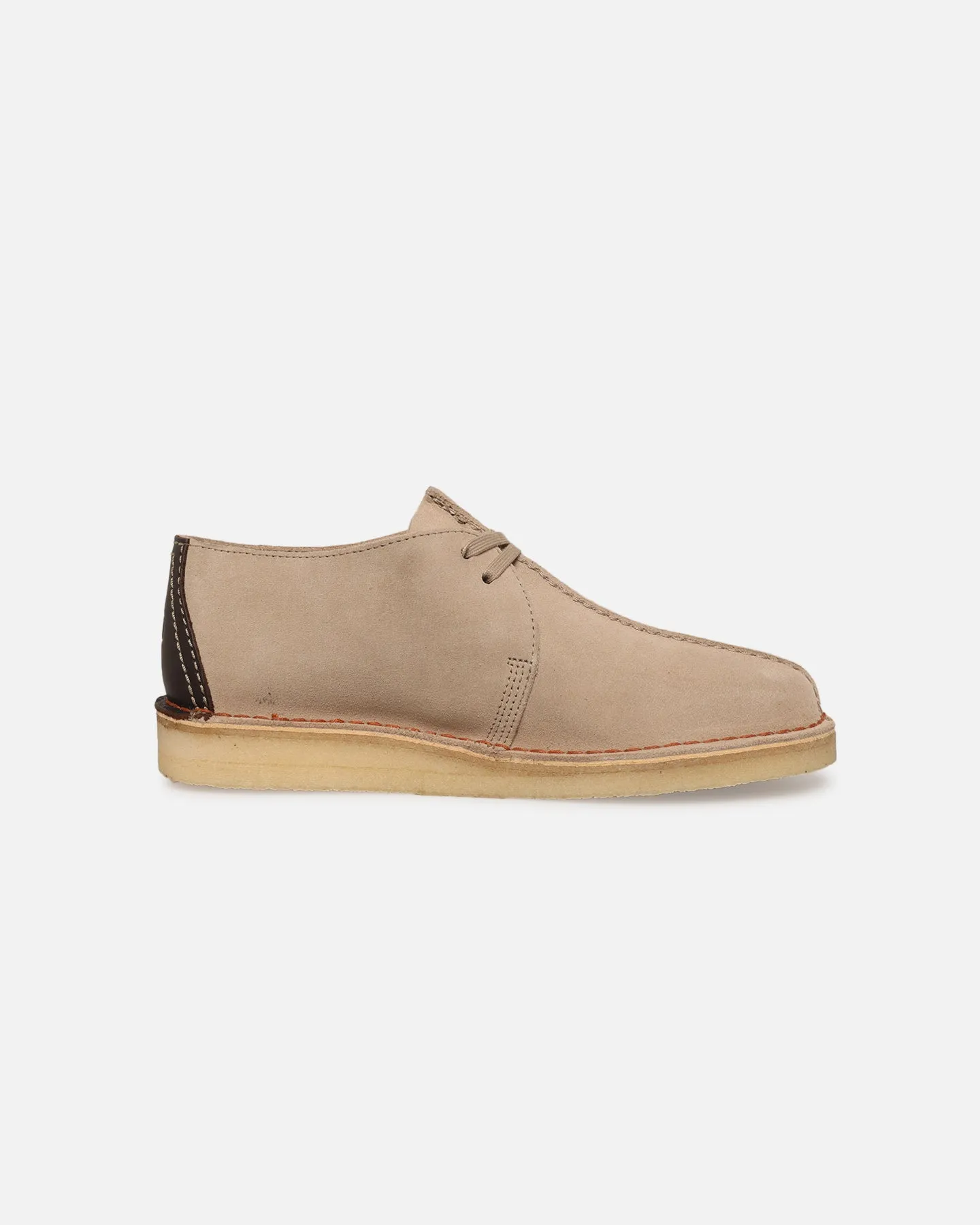 Heel Safe Clarks Originals Desert Trek Sand
