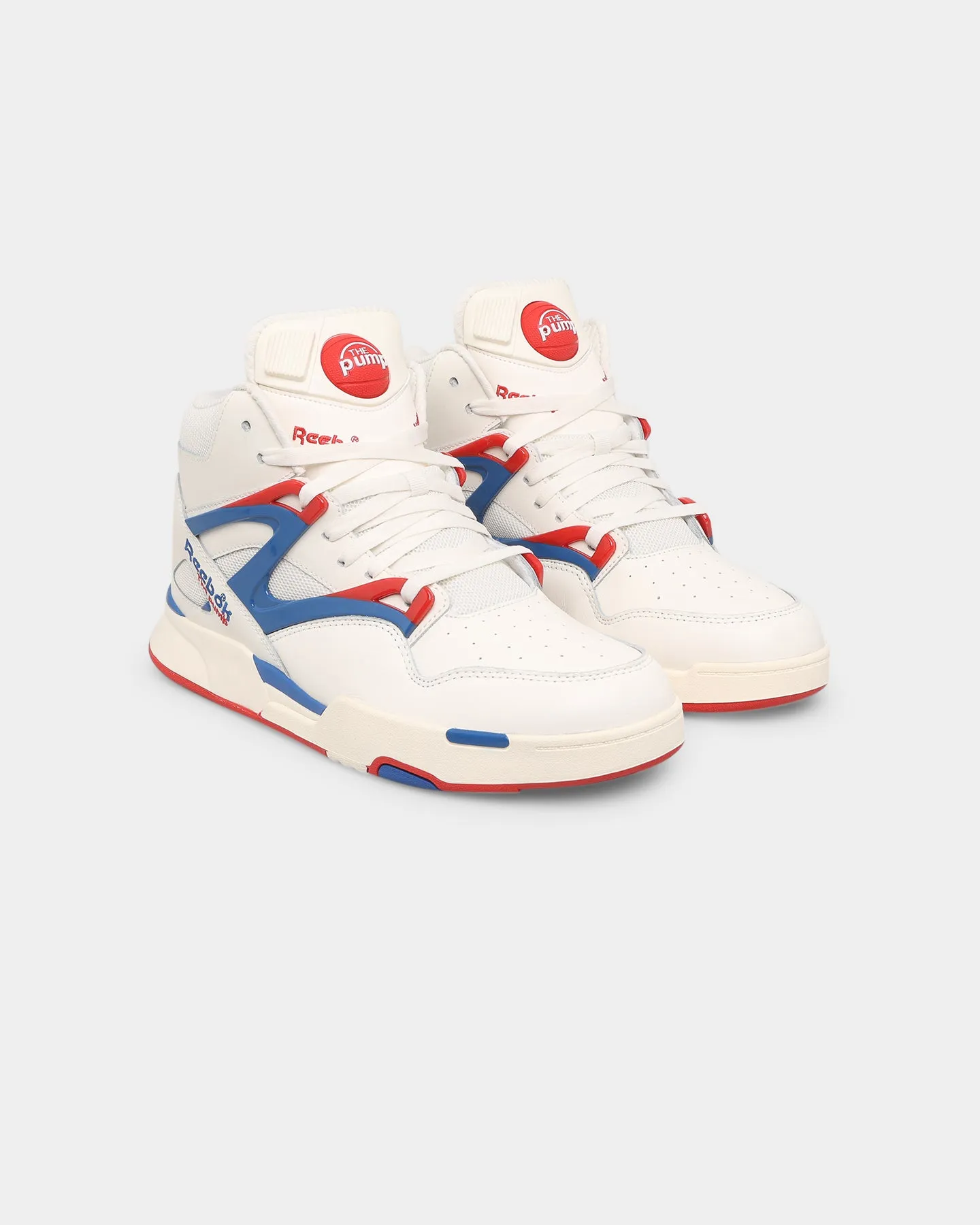 Reebok Pump Omni Zone II Chalk/Vector Blue/Vector Red Rapid Motion