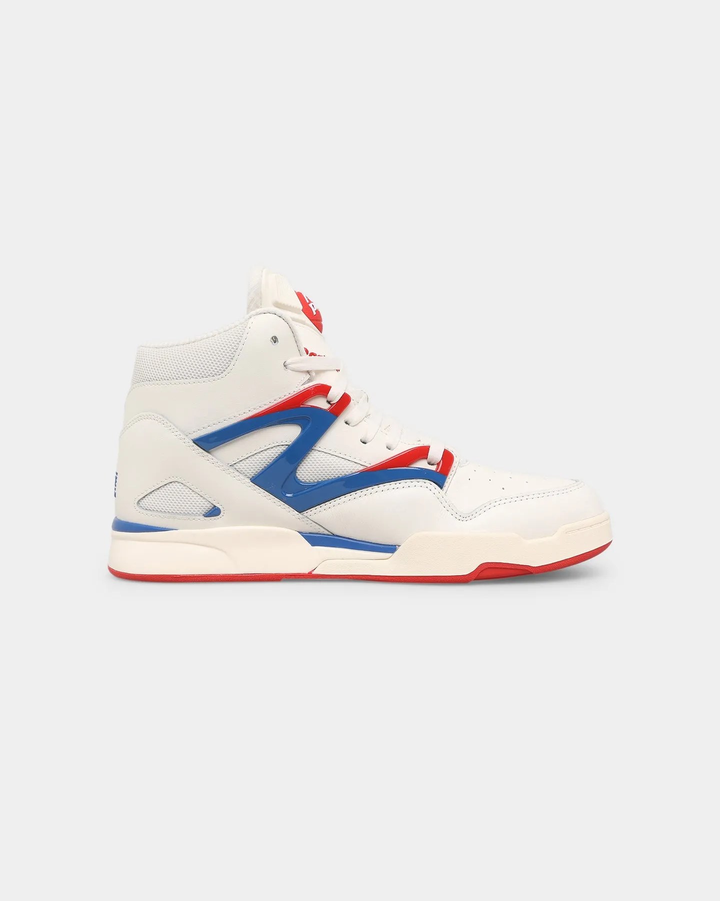 Reebok Pump Omni Zone II Chalk/Vector Blue/Vector Red Comfort collar