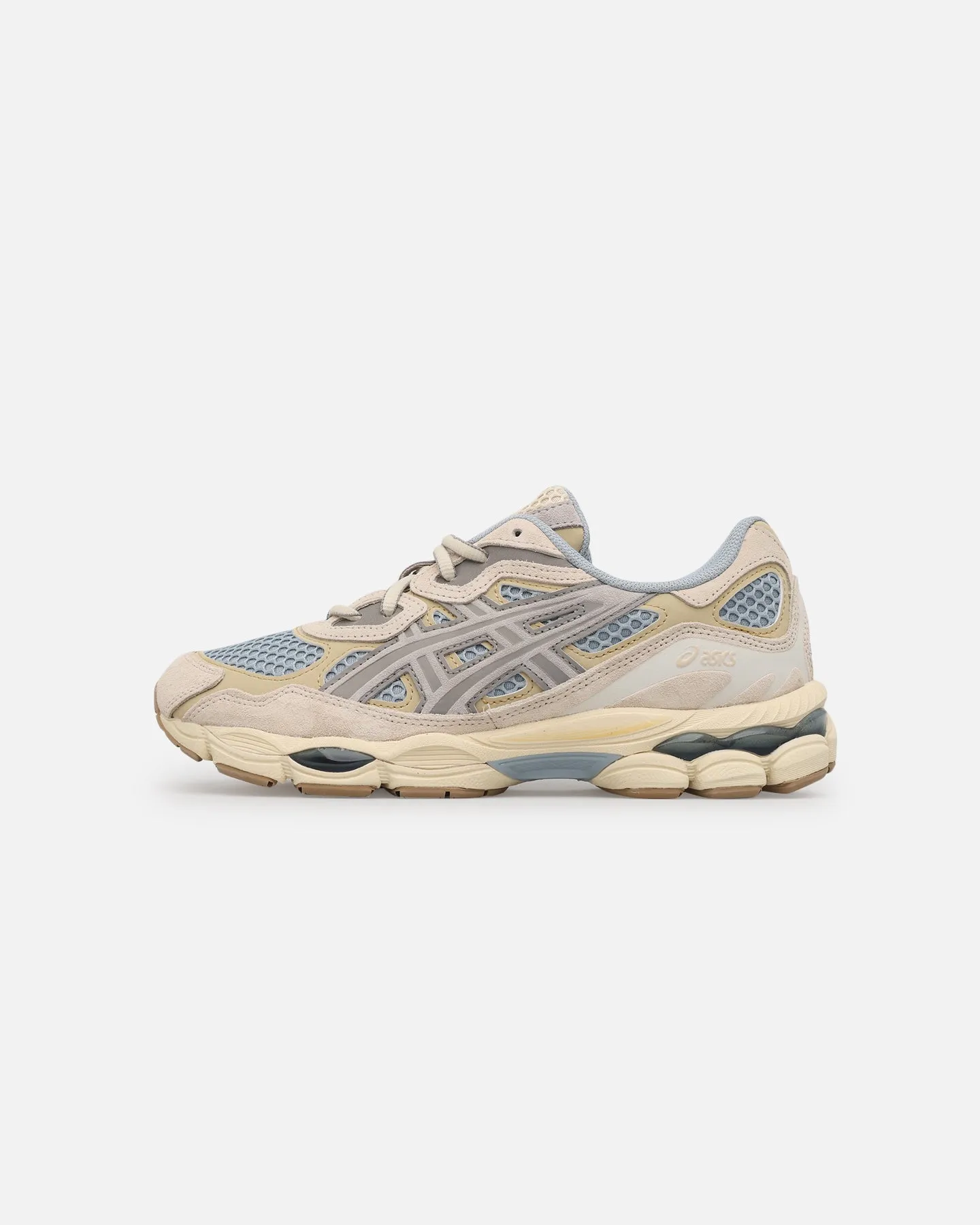 Pair Quick Space Vibe Asics Gel-NYC 'Dolphin Grey' Grey/Light Blue