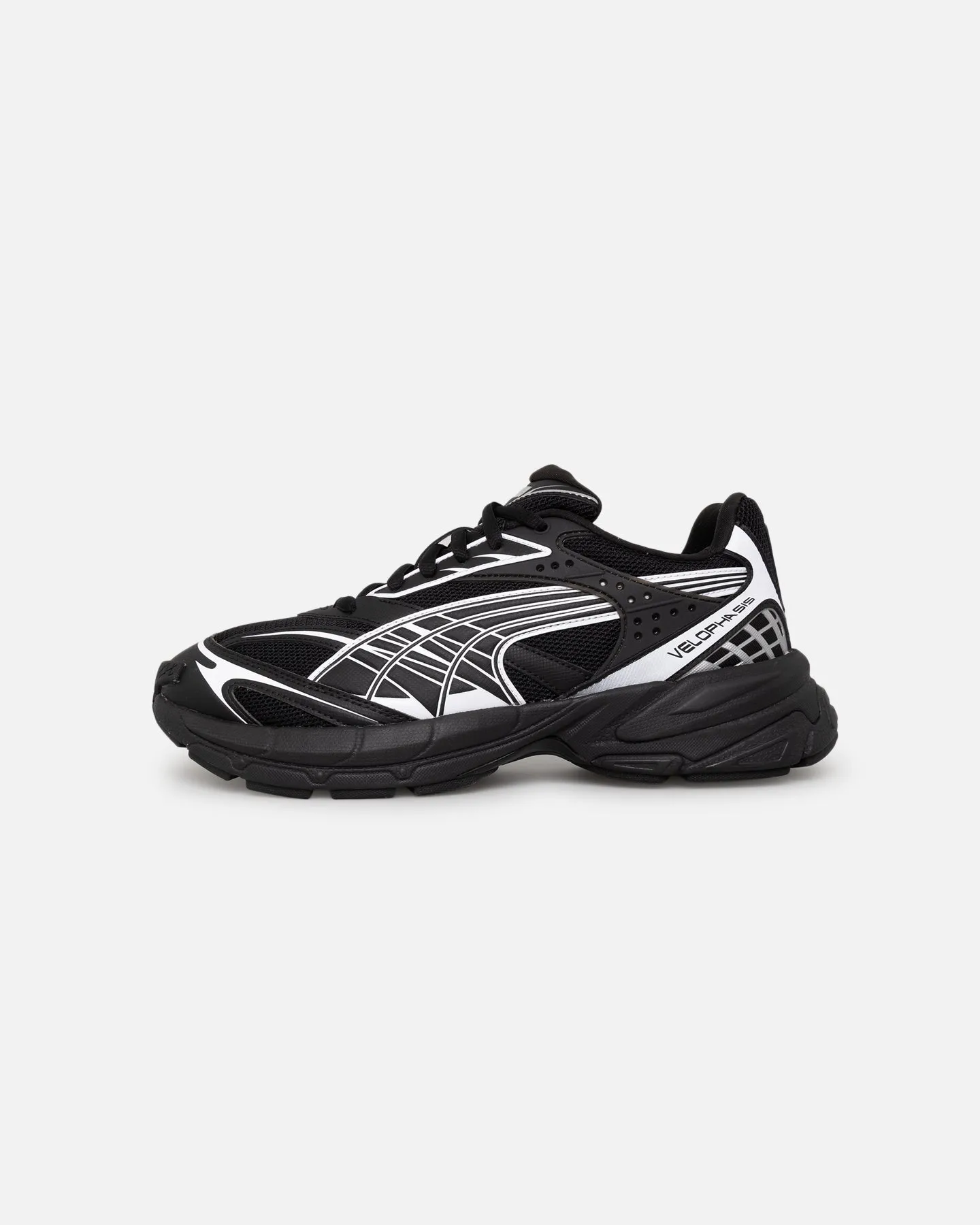 Puma Velophasis Always On Black Breathable Upper Flexible