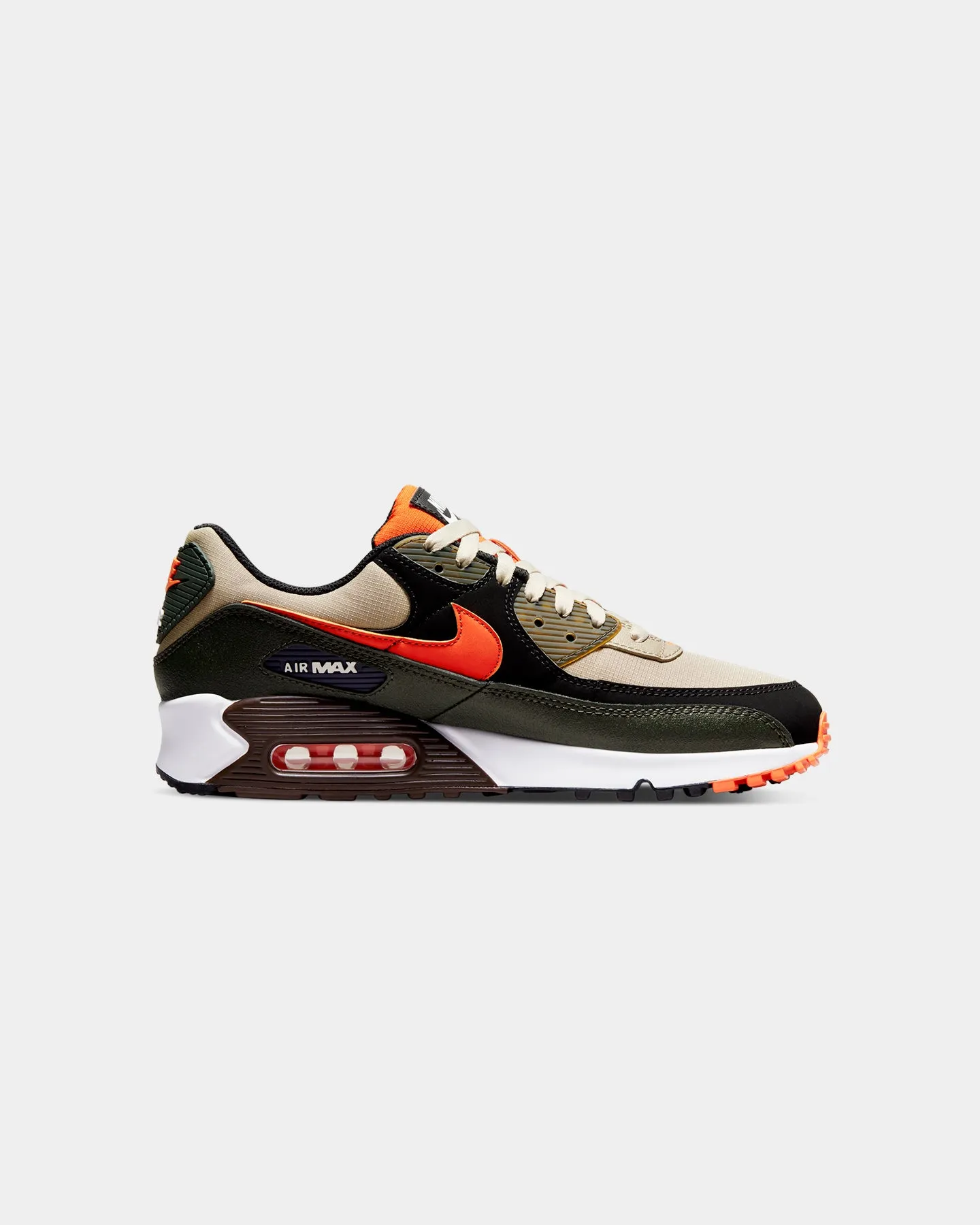 Nike Air Max 90 Tweed/Orange Blaze/Dark Army/Black Virtual Step Peace Step