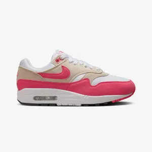 Relaxed Motion All Day Comfort Engineering NIKE | AIR MAX 1 { WHITE/ASTER PINK-LT OREWOOD BRN-BLACK