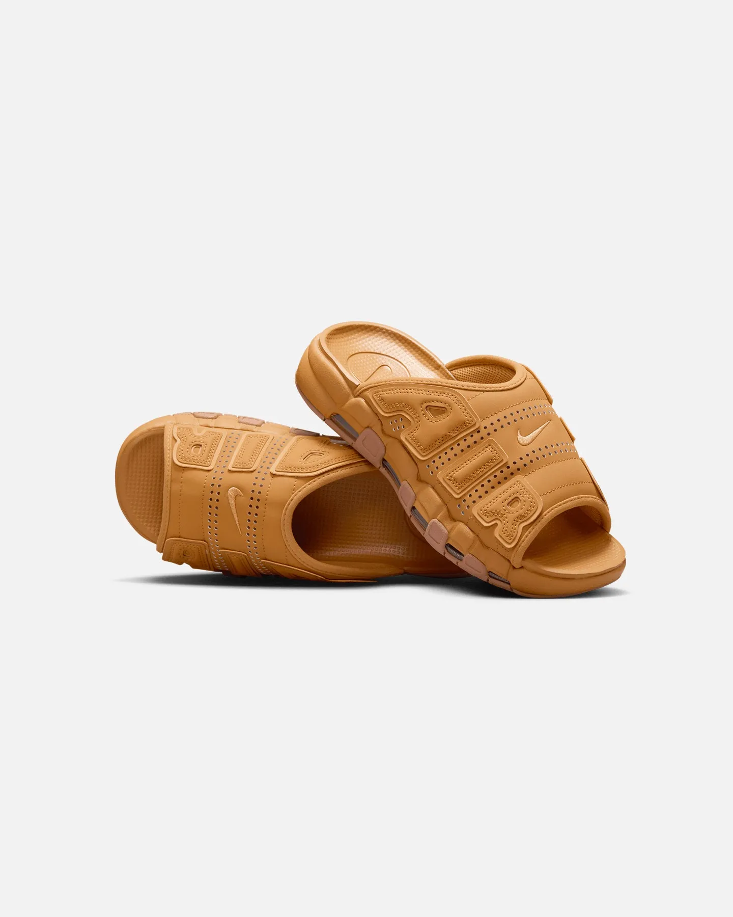 Nike Air More Uptempo Slides Flax Low Arch