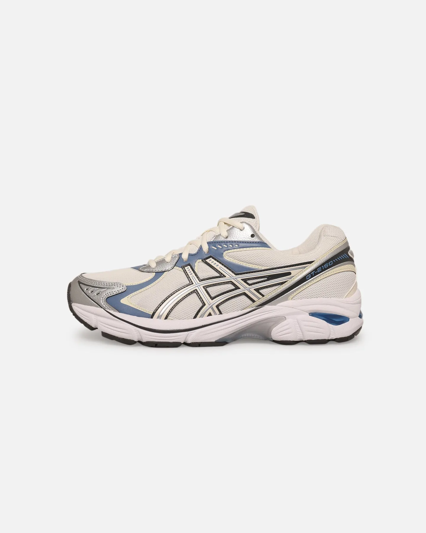 Asics GT-2160 Cream/Blue Odor Control Technology Ergonomic Heel Cup Design