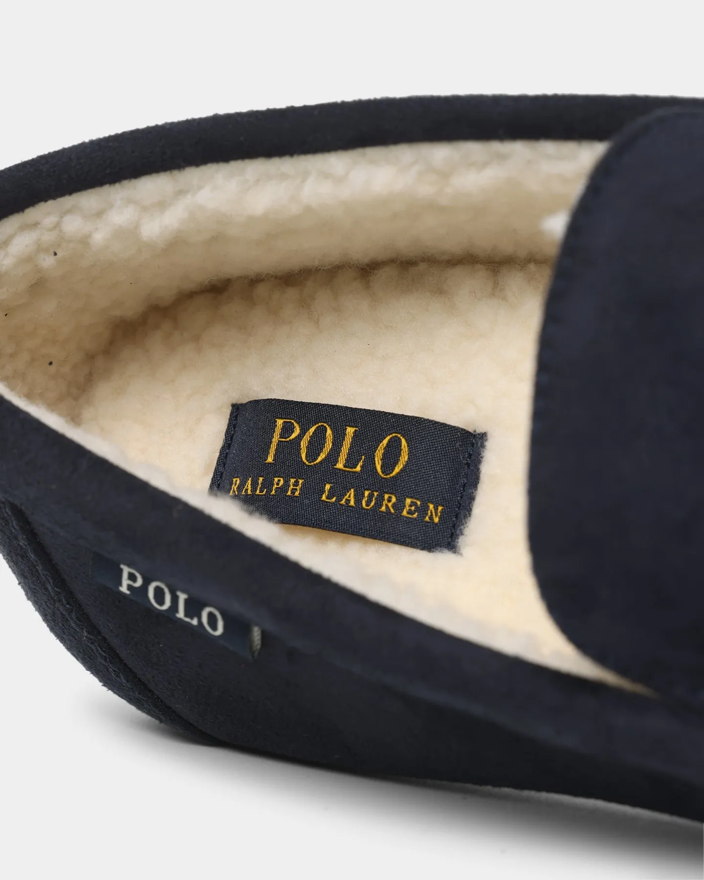 Sky Light All Day Travel Light Polo Ralph Lauren Declan Slippers Navy Shearling