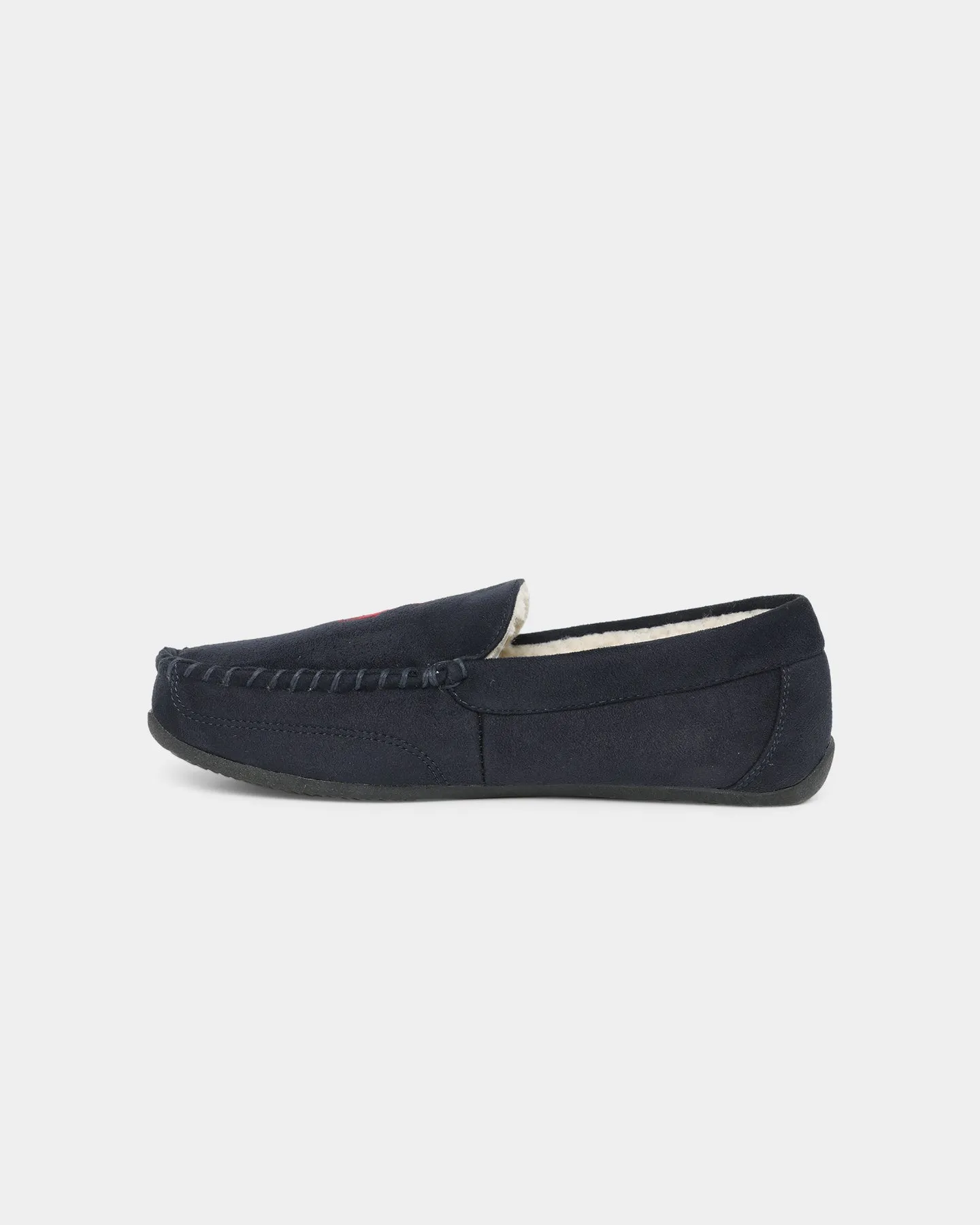 Polo Ralph Lauren Declan Slippers Navy Shearling Pond Walk
