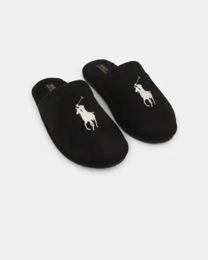 Polo Ralph Lauren Klarence Big Pony Slippers Black/Cream mud proof
