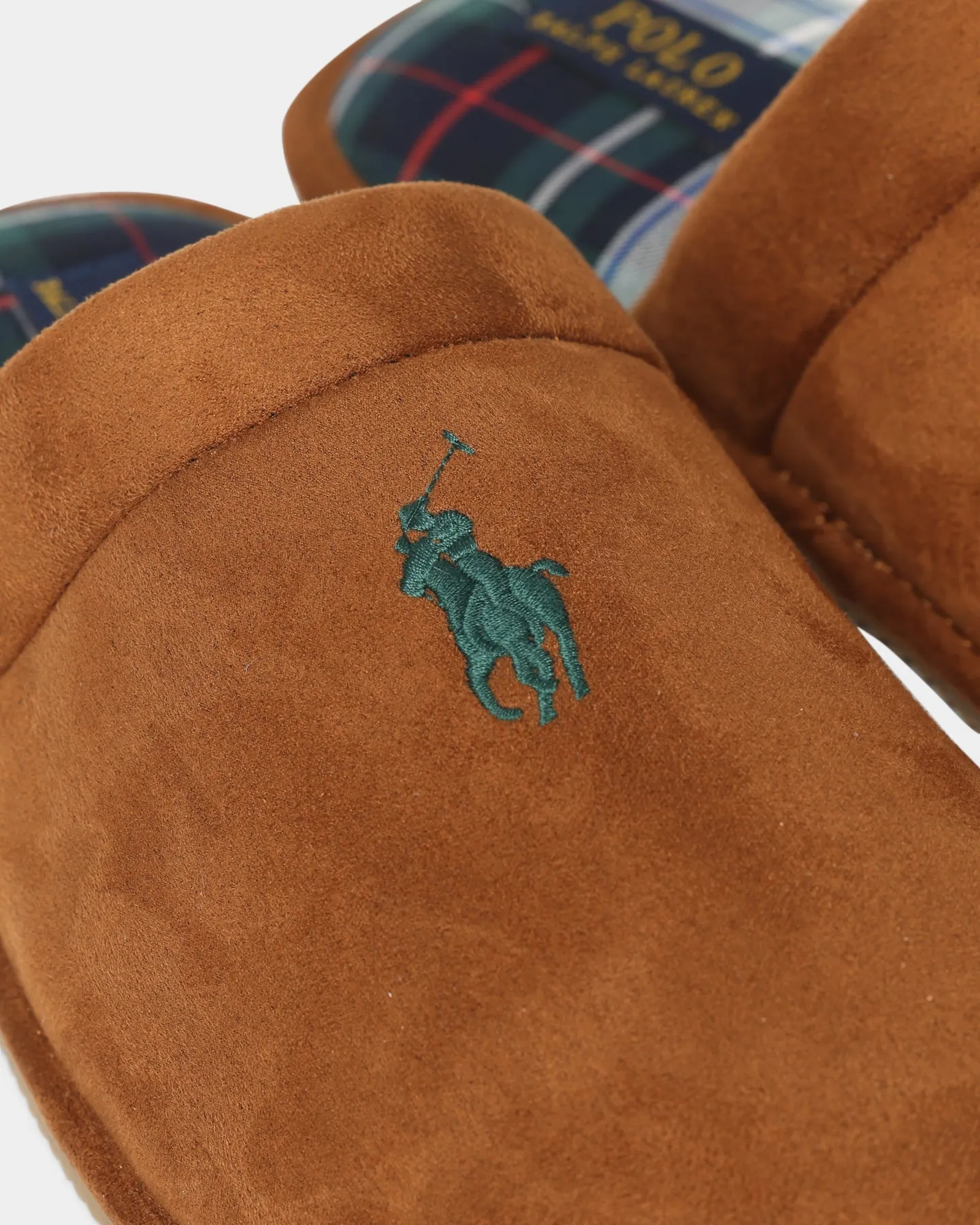Flexibility Polo Ralph Lauren Klarence Slippers Wheat/Plaid